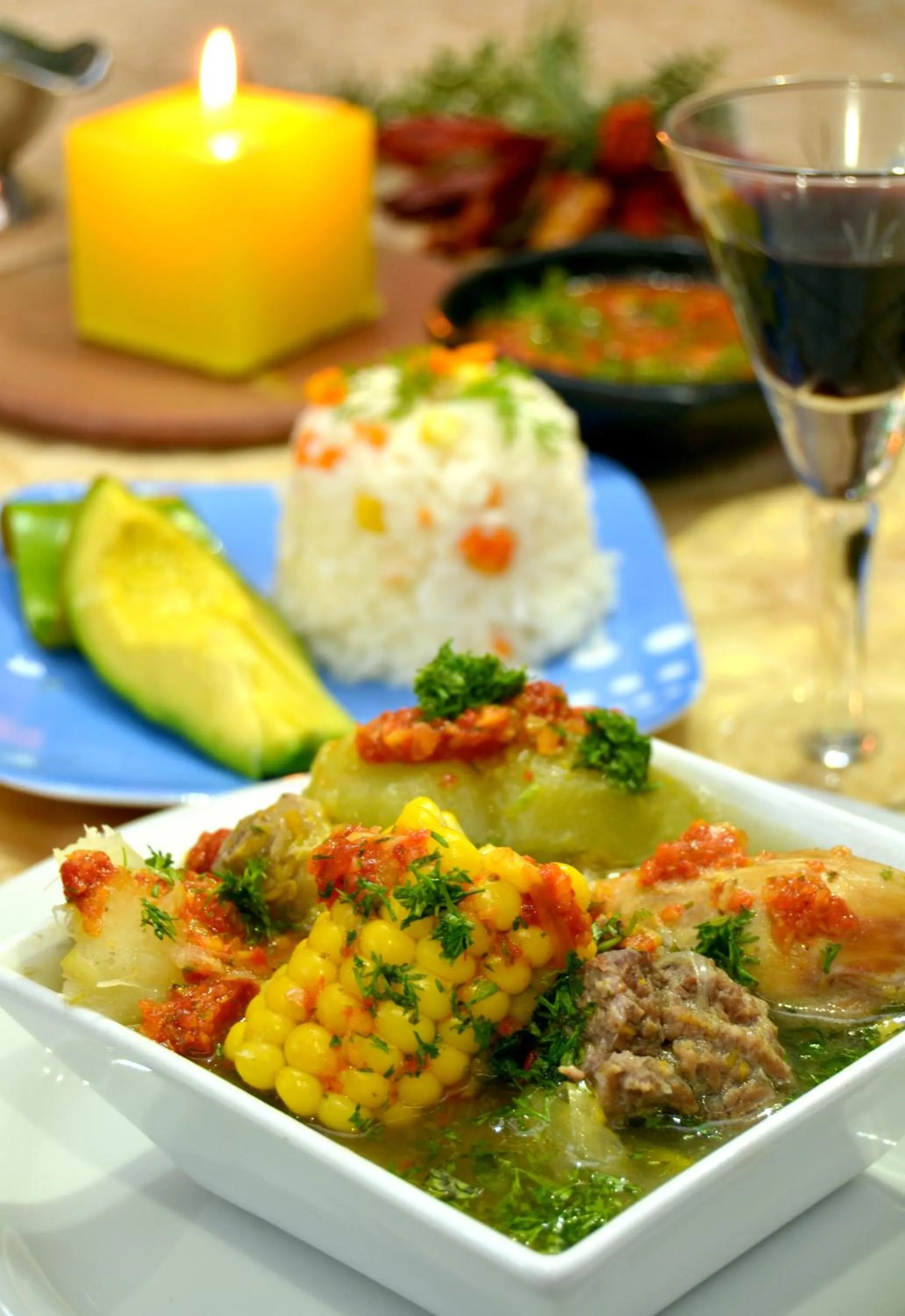 Lunch in Posada Las Bromelias