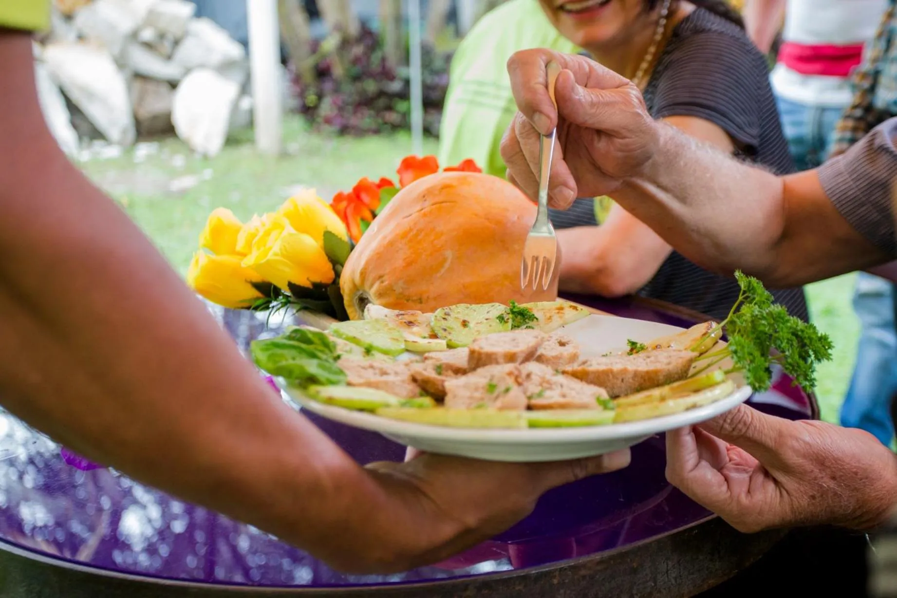 Food in Posada Las Bromelias