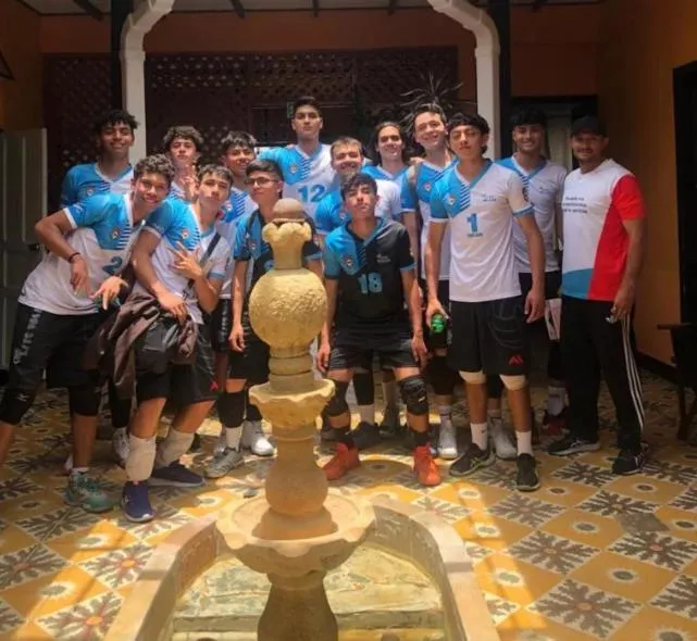 group of guests in Posada Las Bromelias