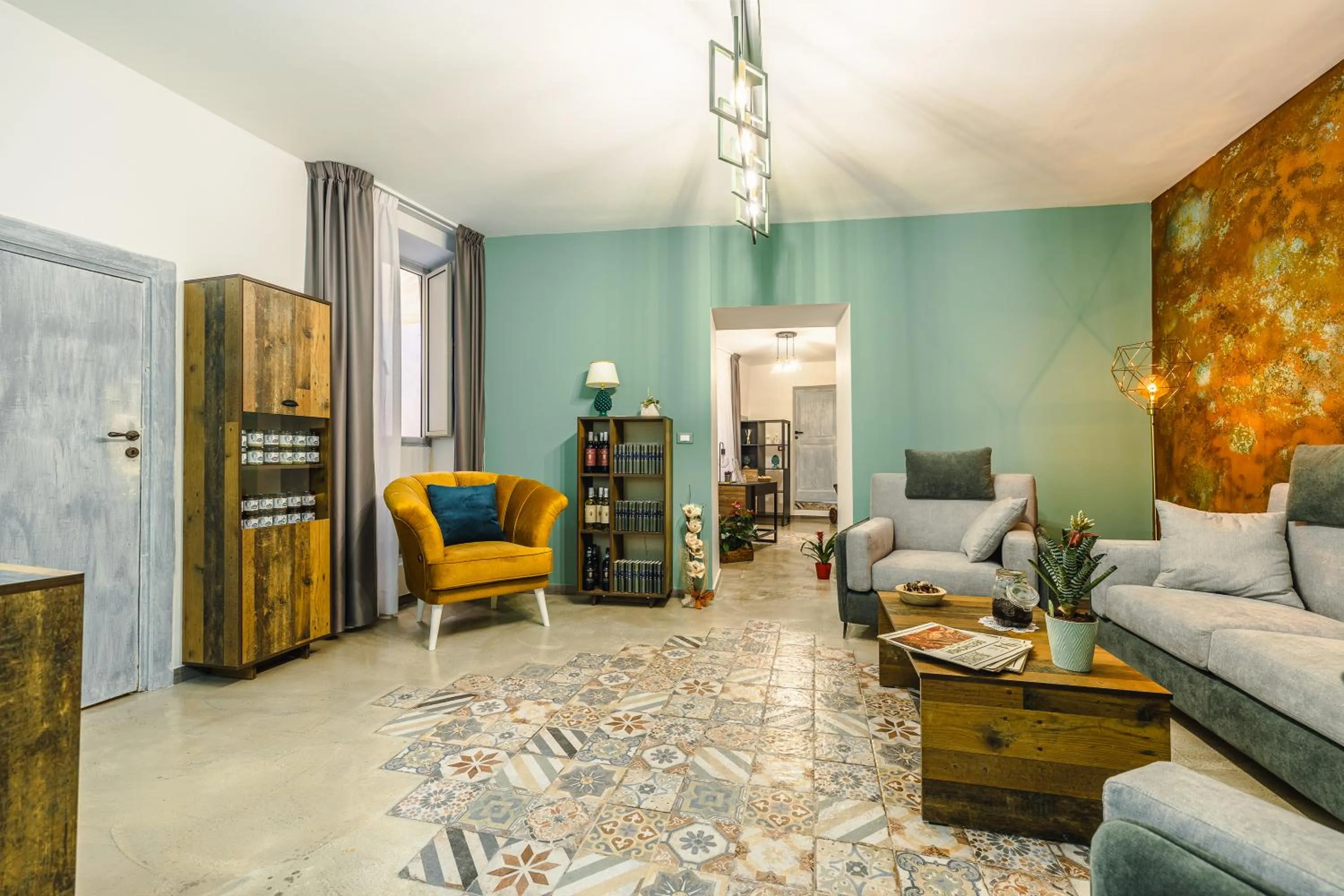 Communal lounge/ TV room in BeB Omare Agrigento