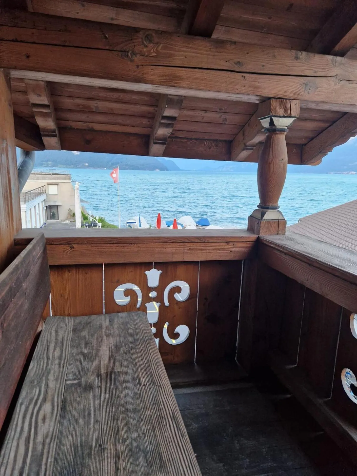 Balcony/Terrace in Hotel Chalet Bellerive