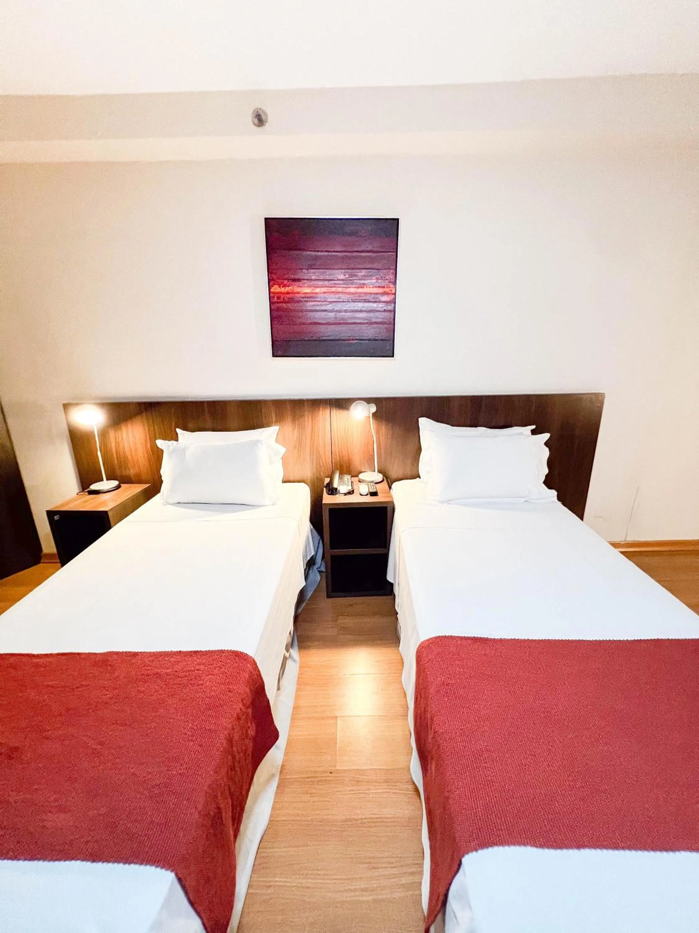 Bed in Royal Design Savassi Hotel