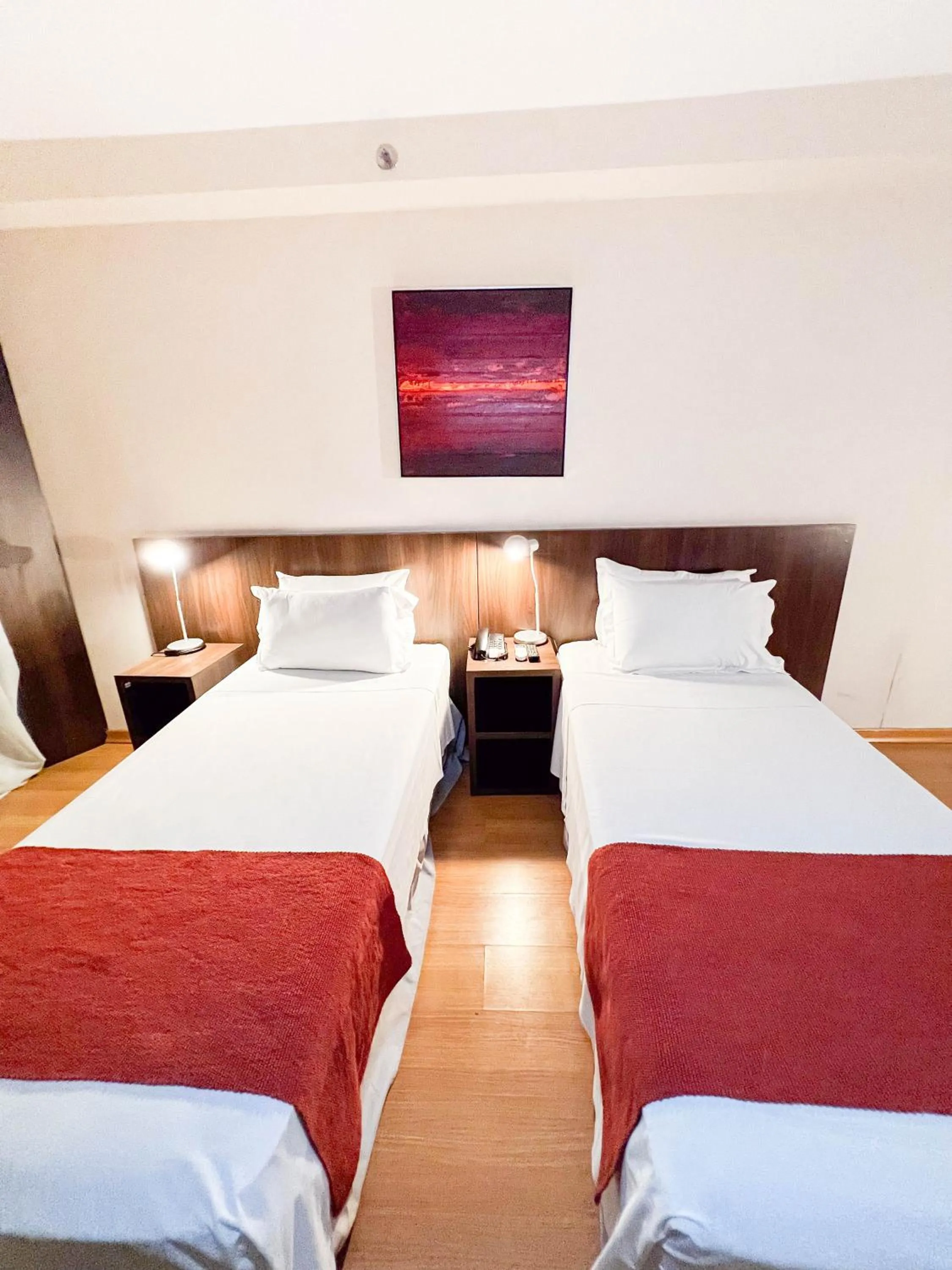 Bed in Royal Design Savassi Hotel