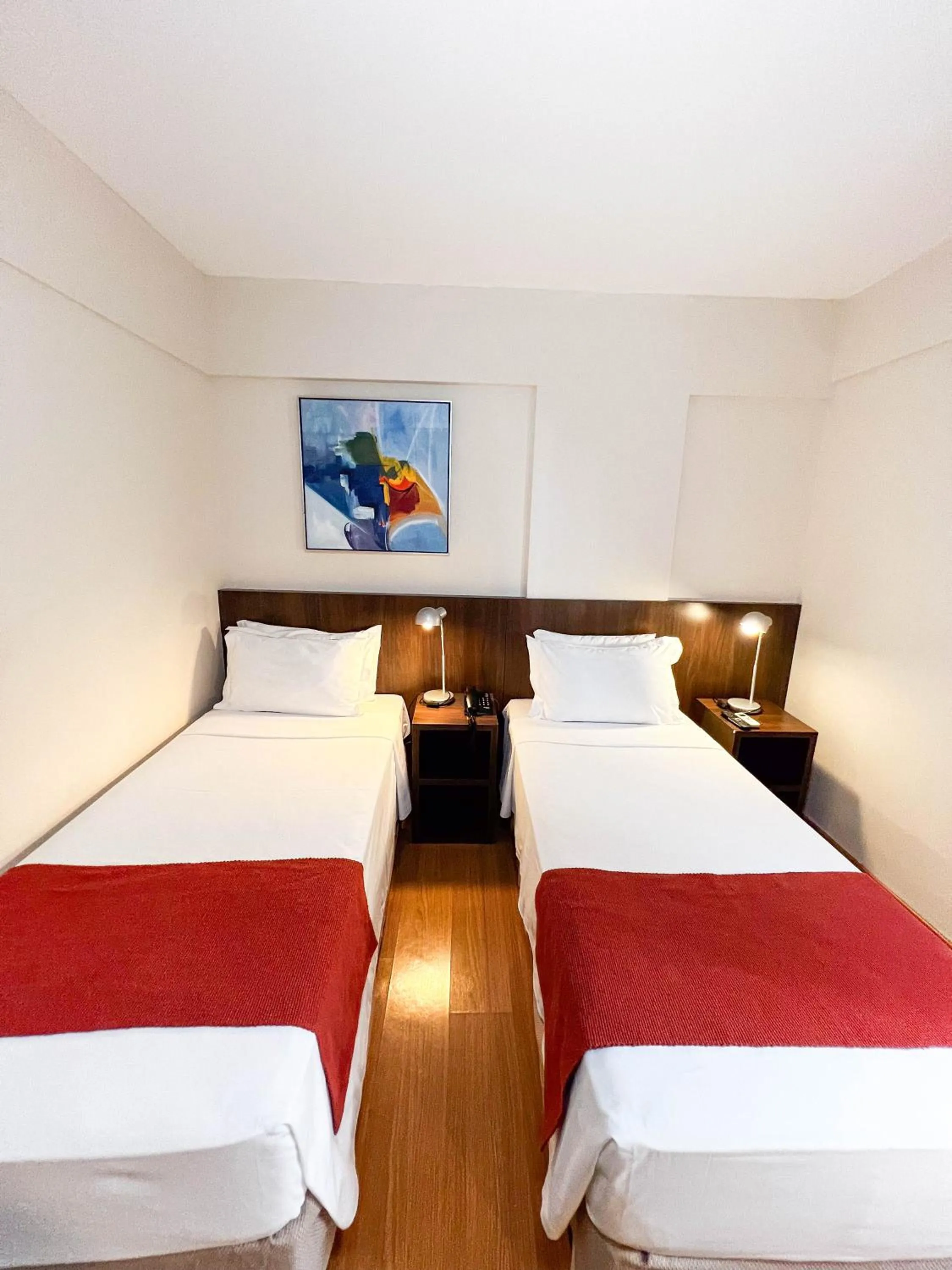 Bed in Royal Design Savassi Hotel