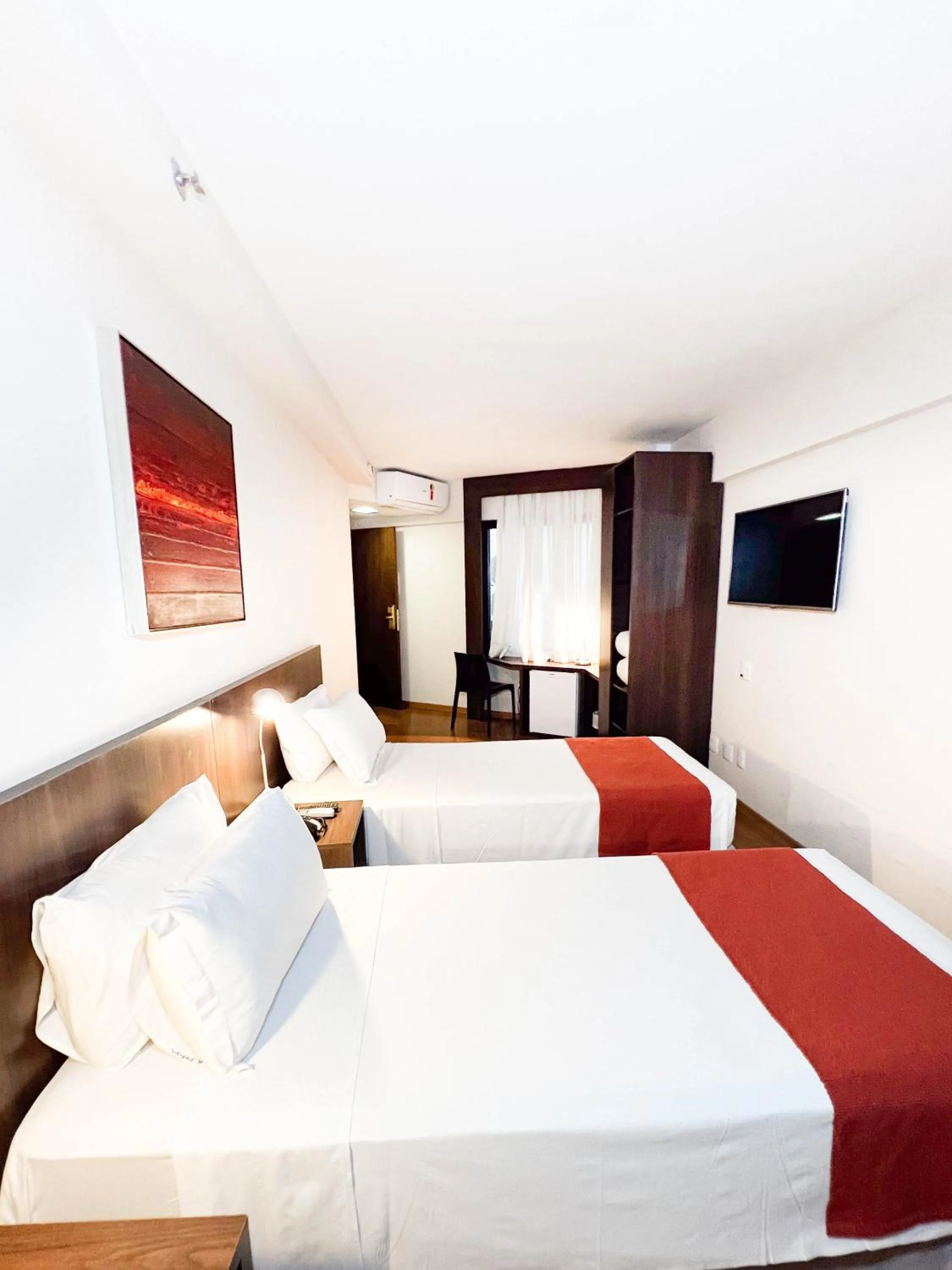 Bed in Royal Design Savassi Hotel