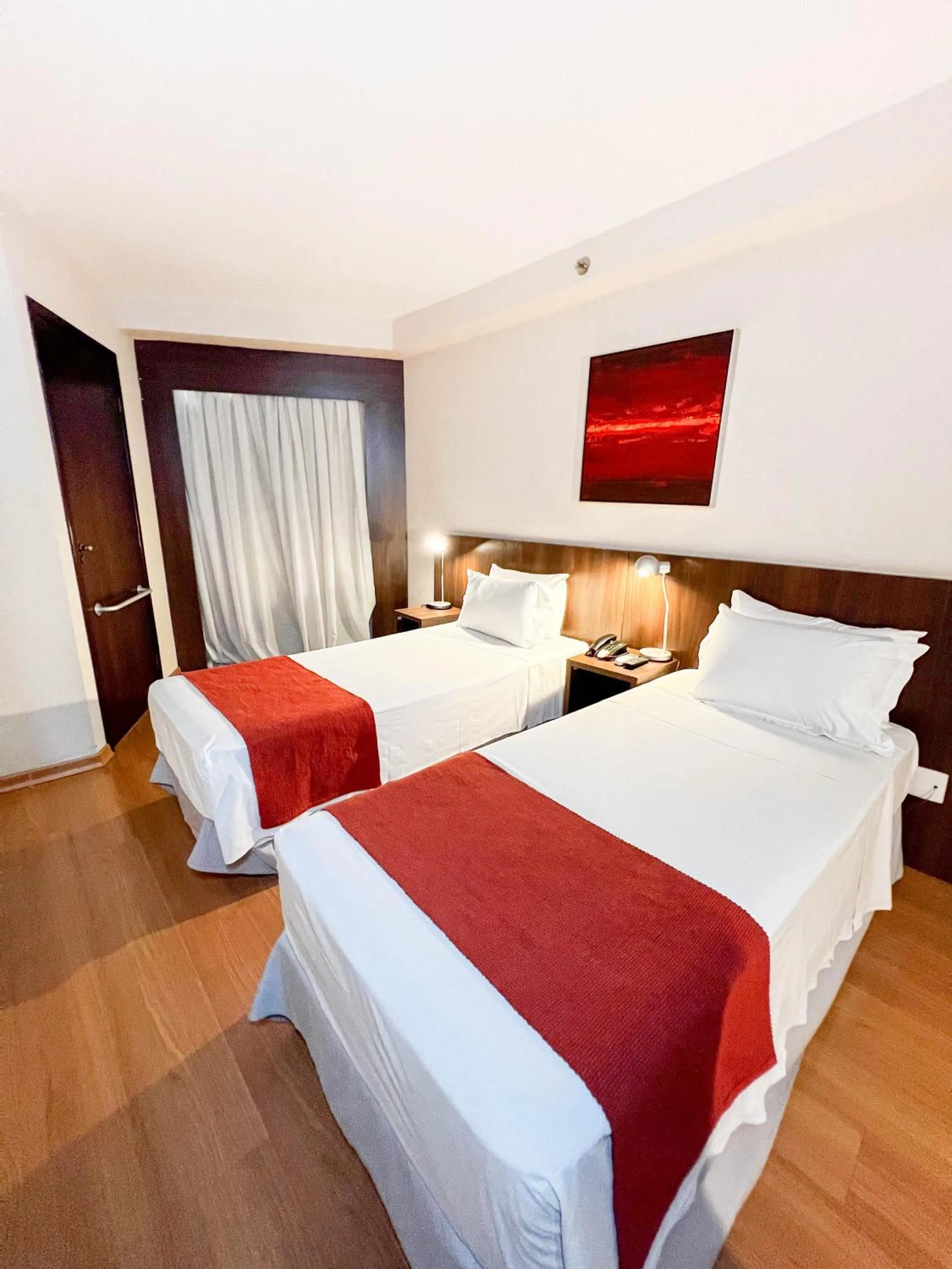 Bed in Royal Design Savassi Hotel