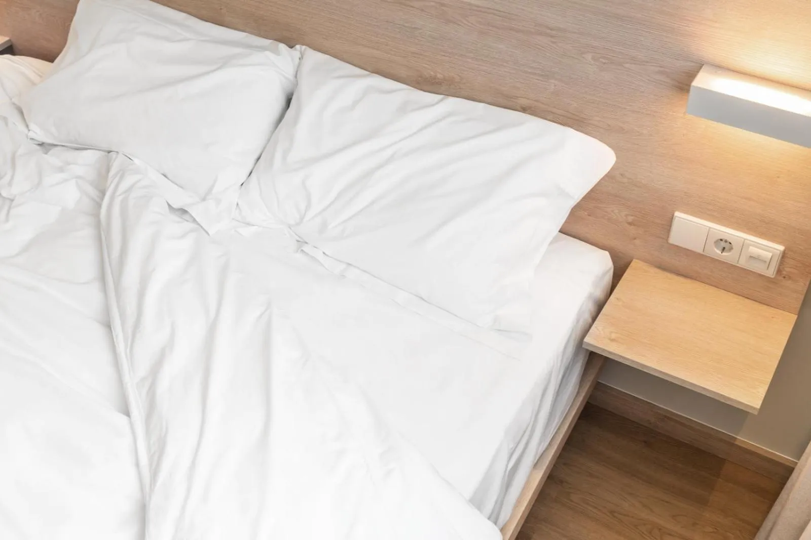 Bed in Moov Hotel Lisboa Oriente