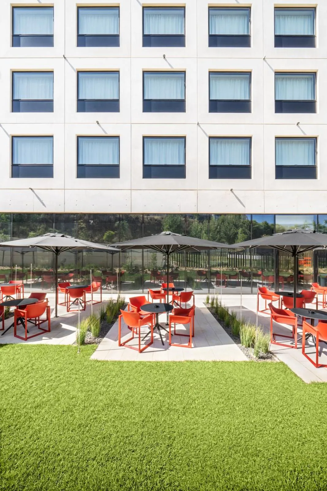 Patio in Moov Hotel Lisboa Oriente