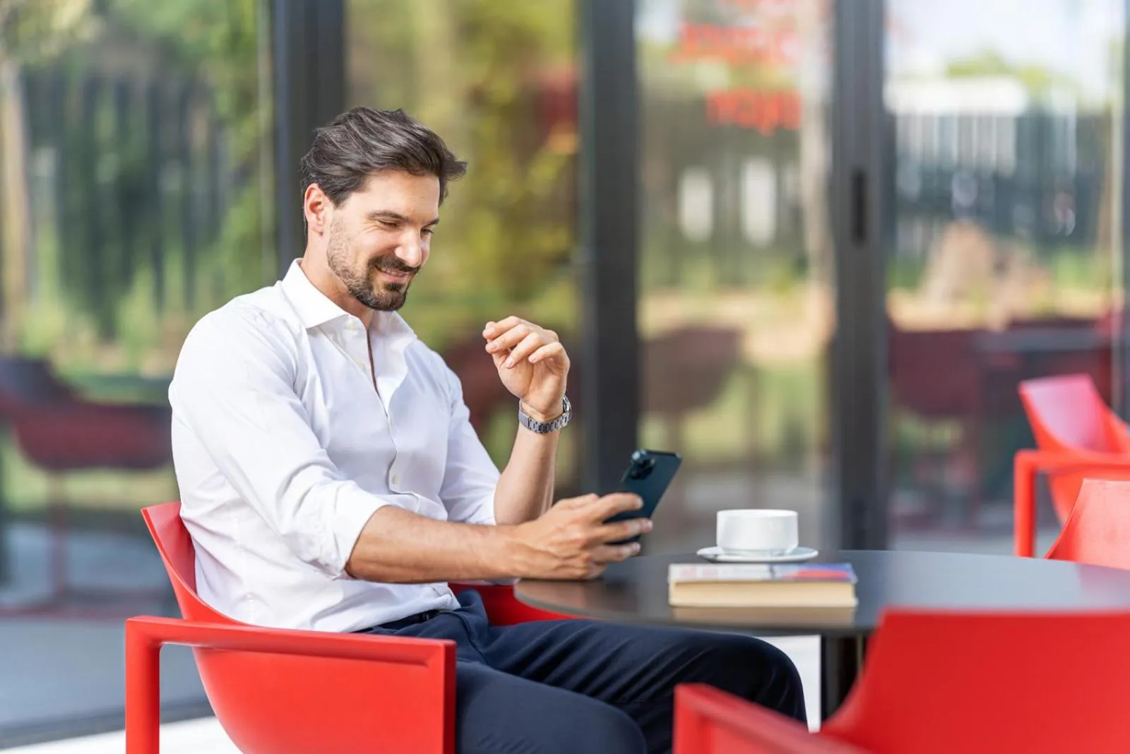 Patio in Moov Hotel Lisboa Oriente