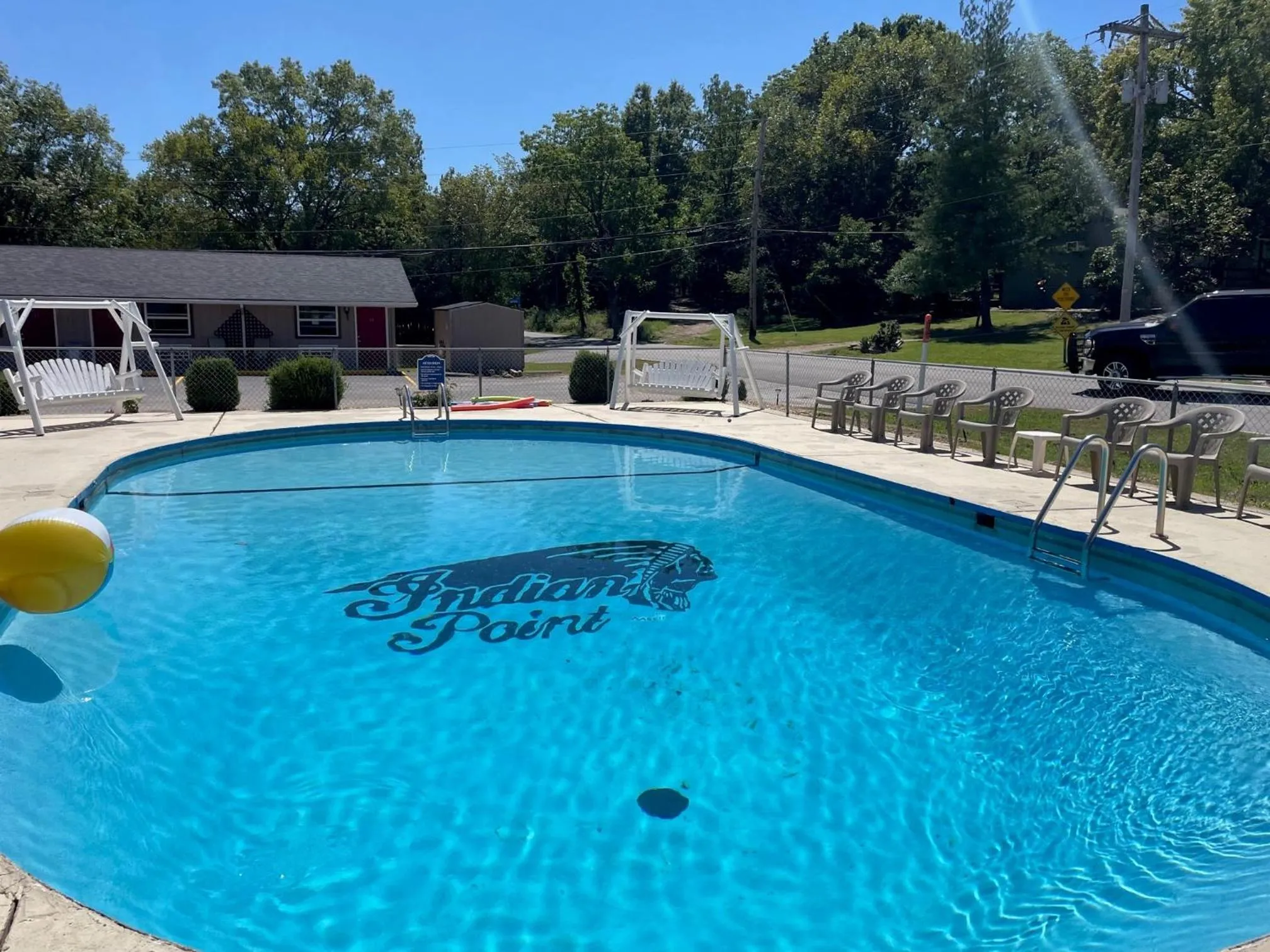 Property building in Hunter's Friend Resort near Silver Dollar City