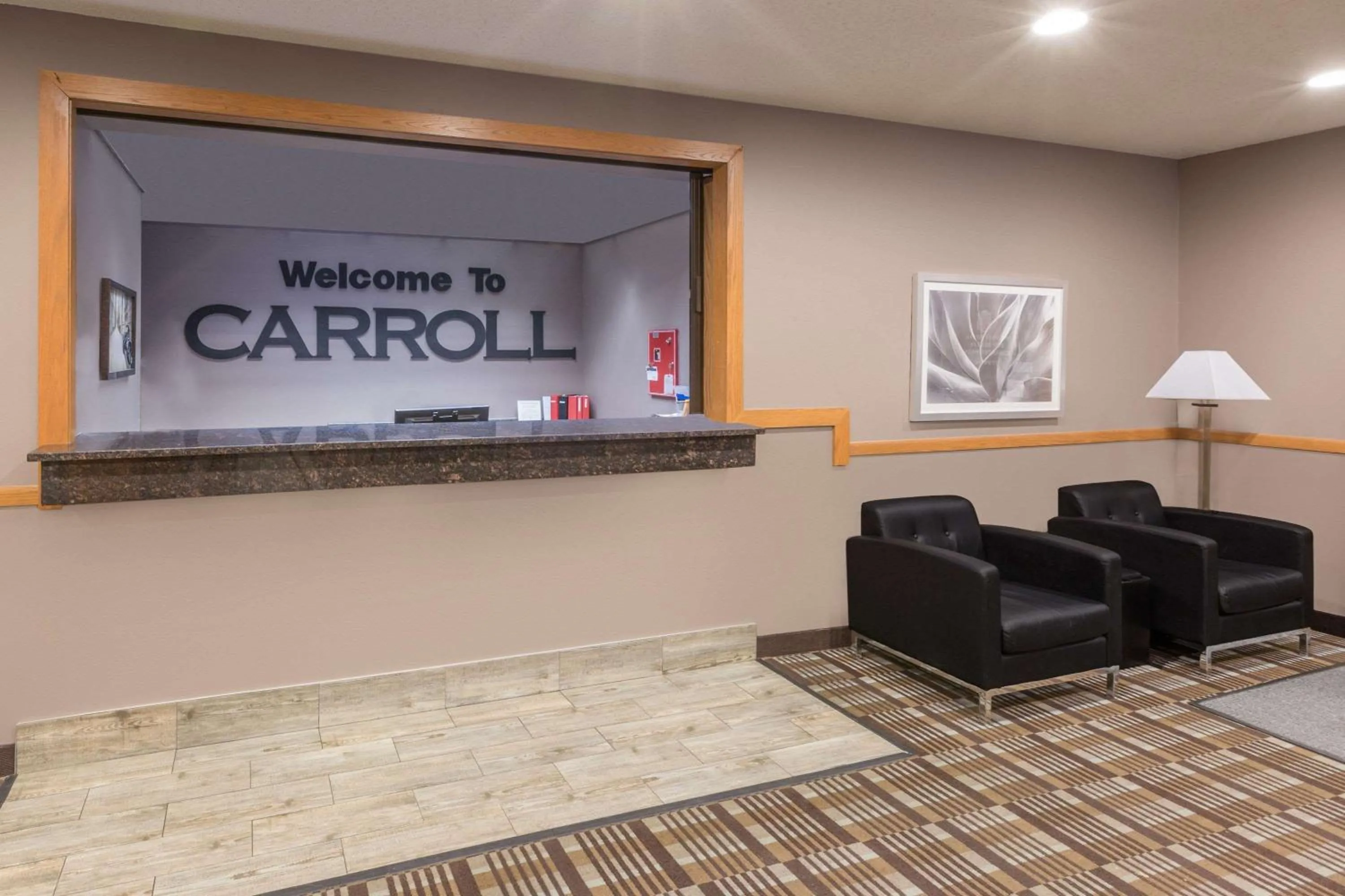 Lobby or reception in Super 8 by Wyndham Carroll/East