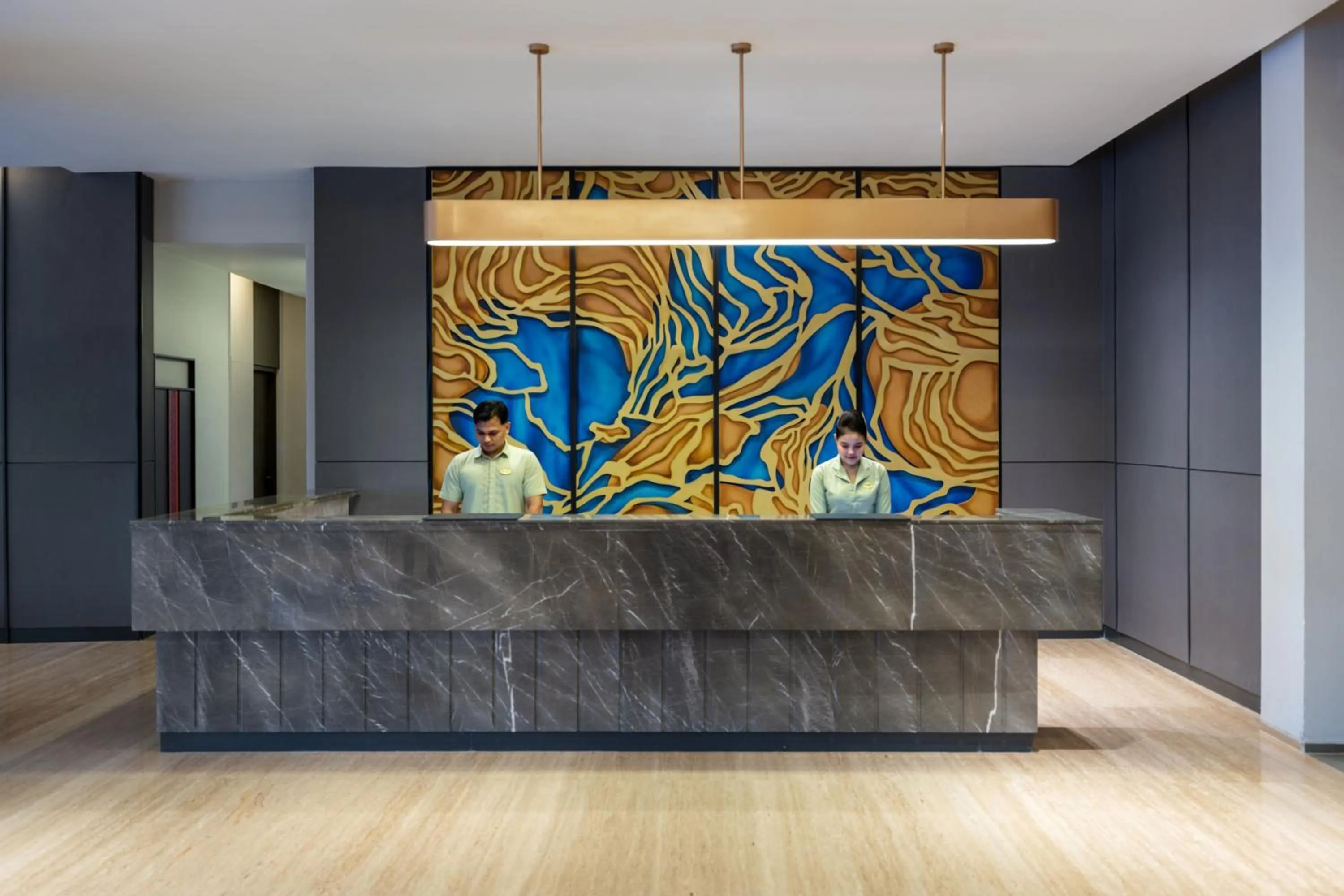 Lobby or reception in Hotel Santika Lahat