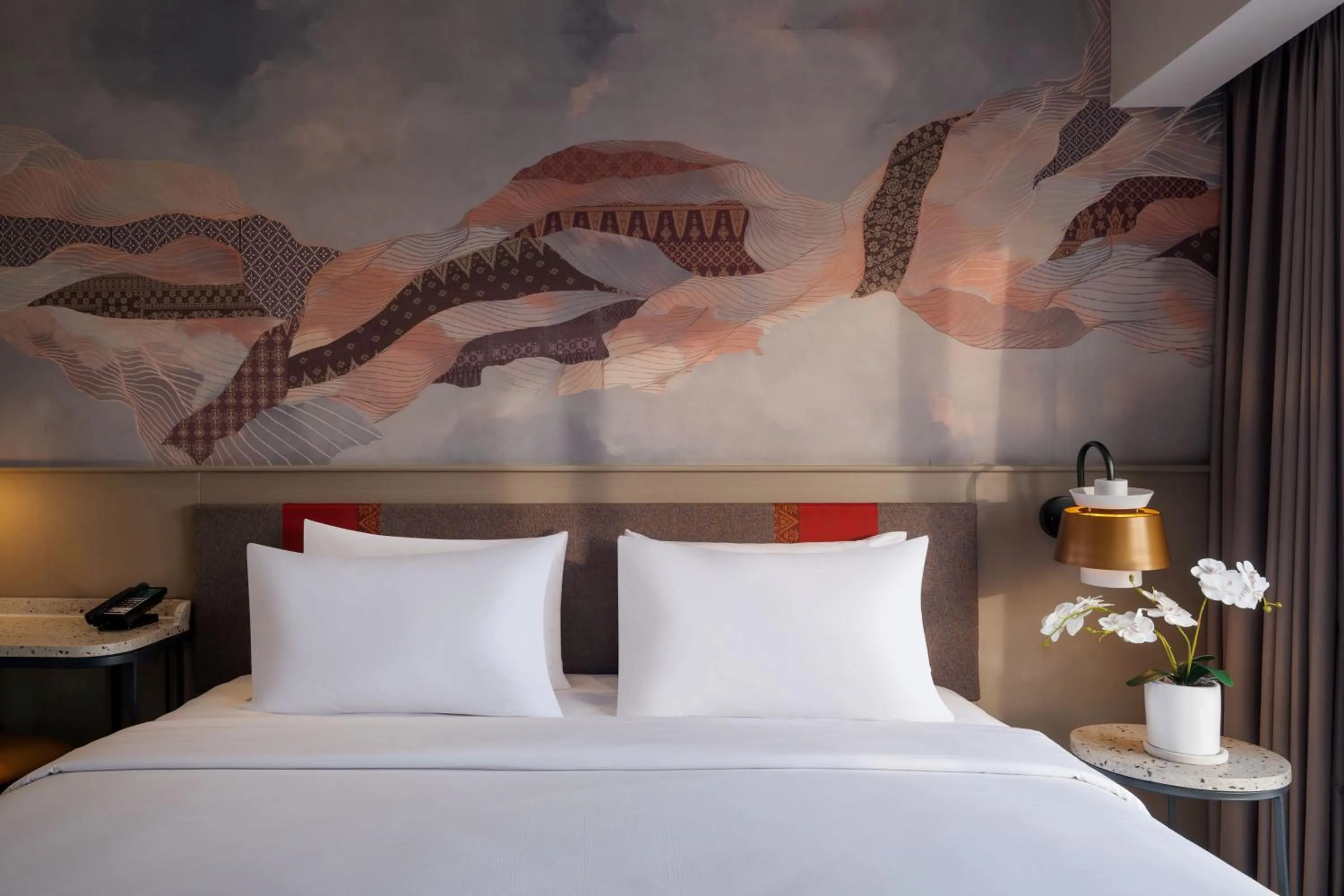 Bedroom, Bed in Hotel Santika Lahat