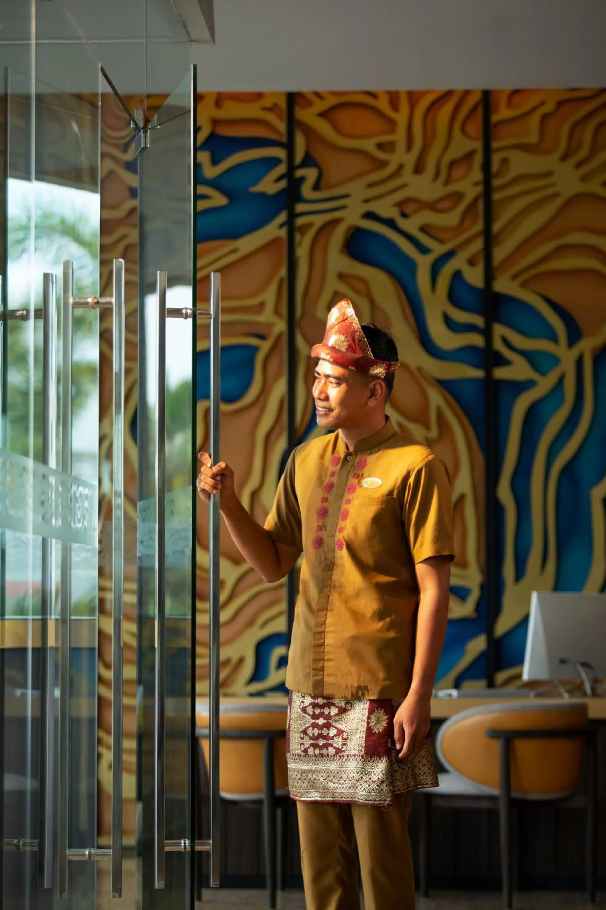 Lobby or reception in Hotel Santika Lahat