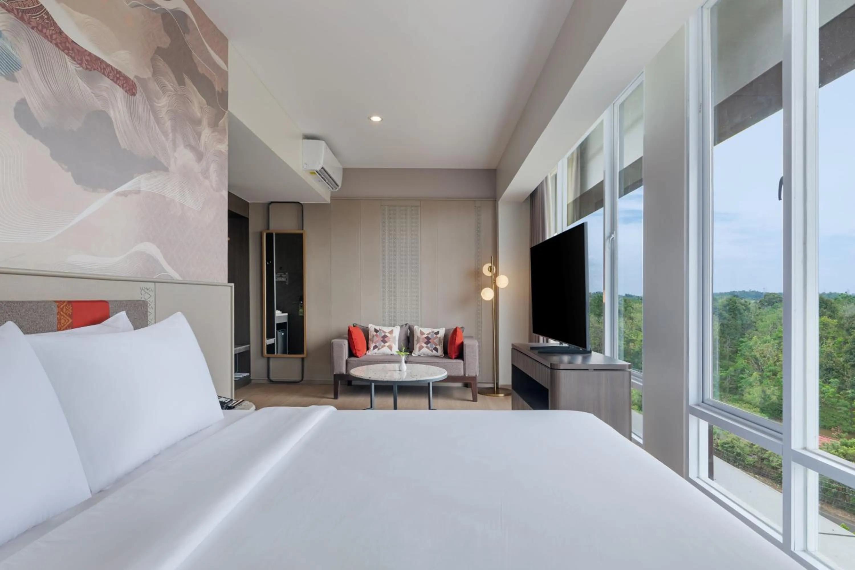 Bedroom, Bed in Hotel Santika Lahat