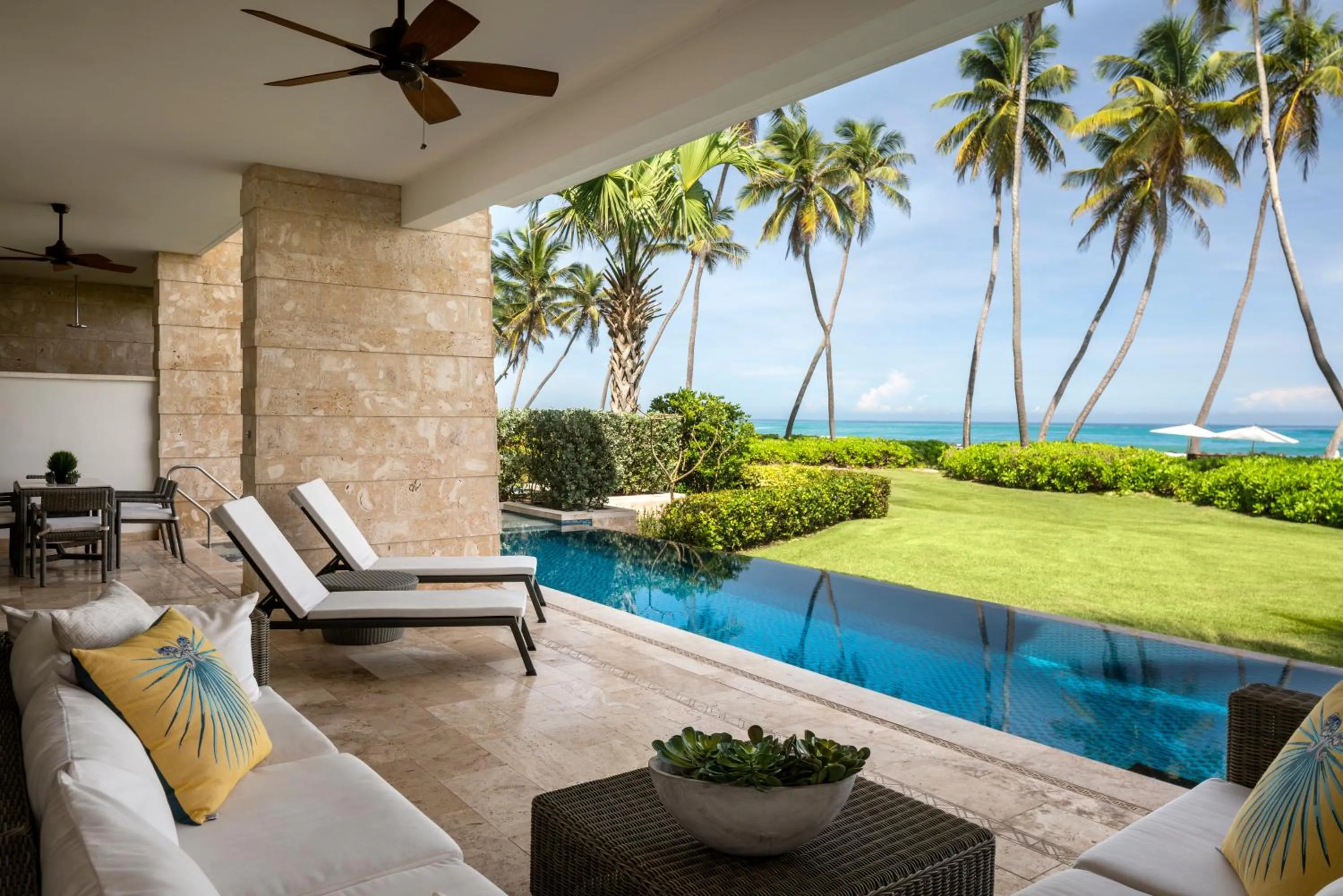 Patio in Residences at Dorado Beach, a Ritz Carlton Reserve