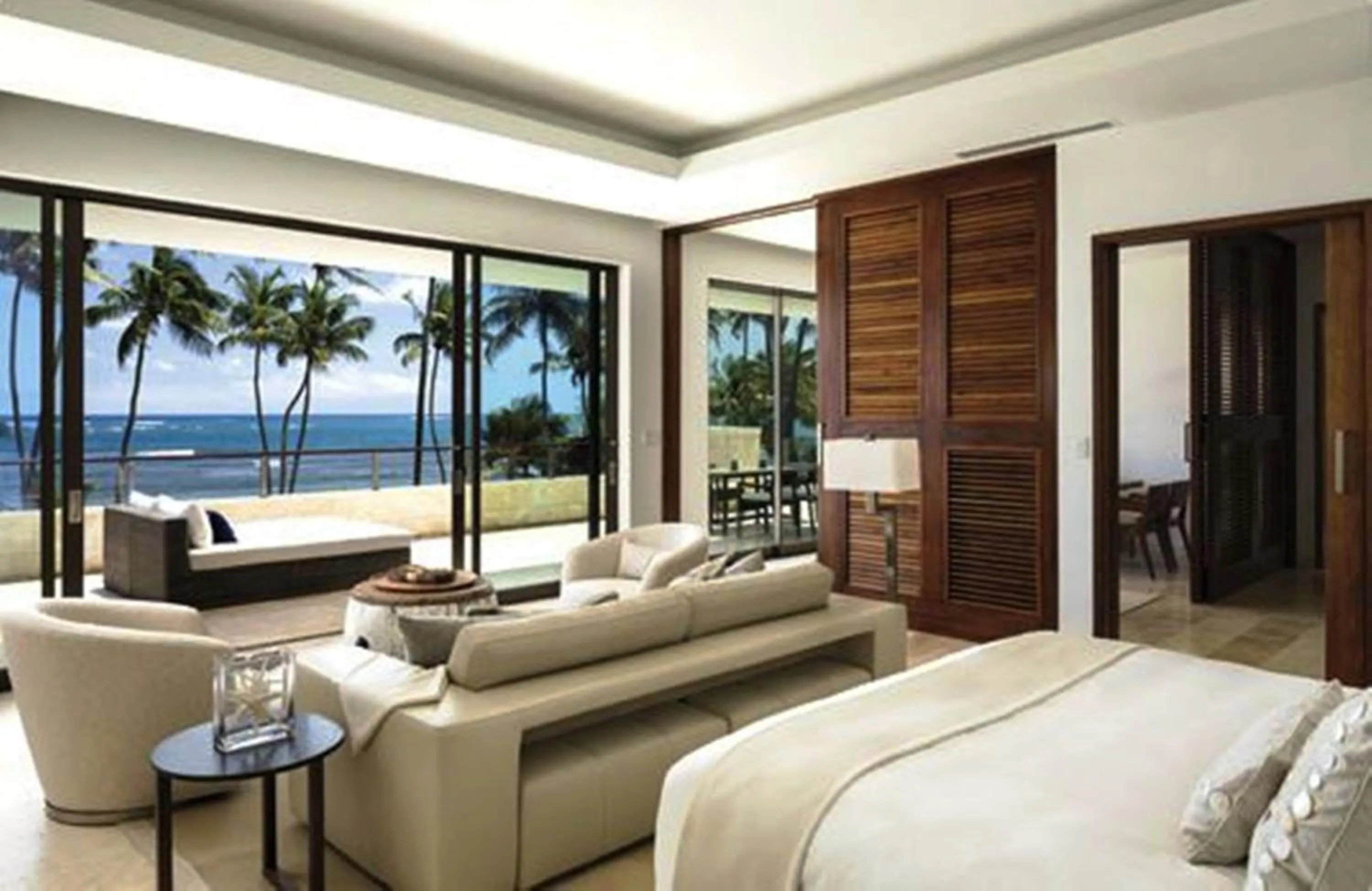Seating area, Bed in Residences at Dorado Beach, a Ritz Carlton Reserve