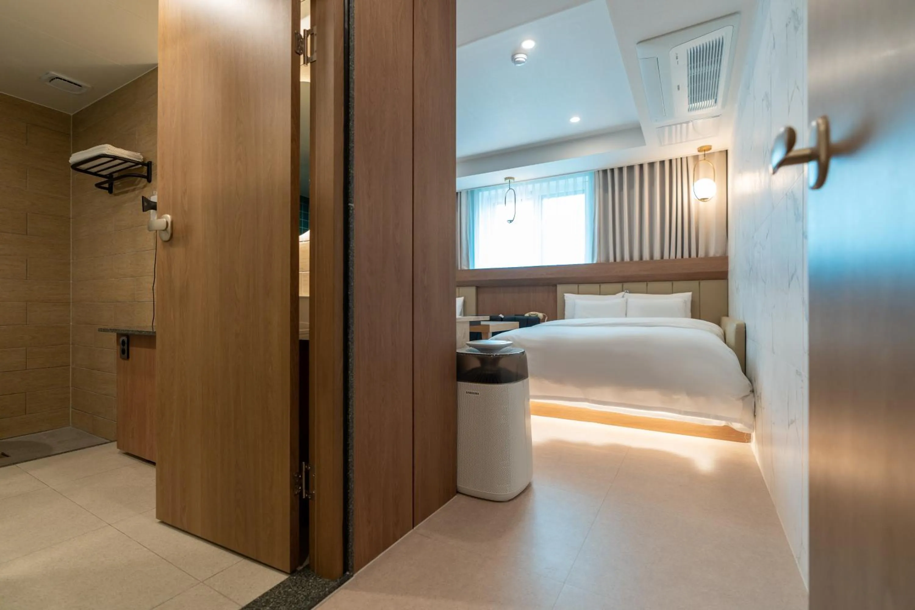 Bed in Jecheon Hound Hotel