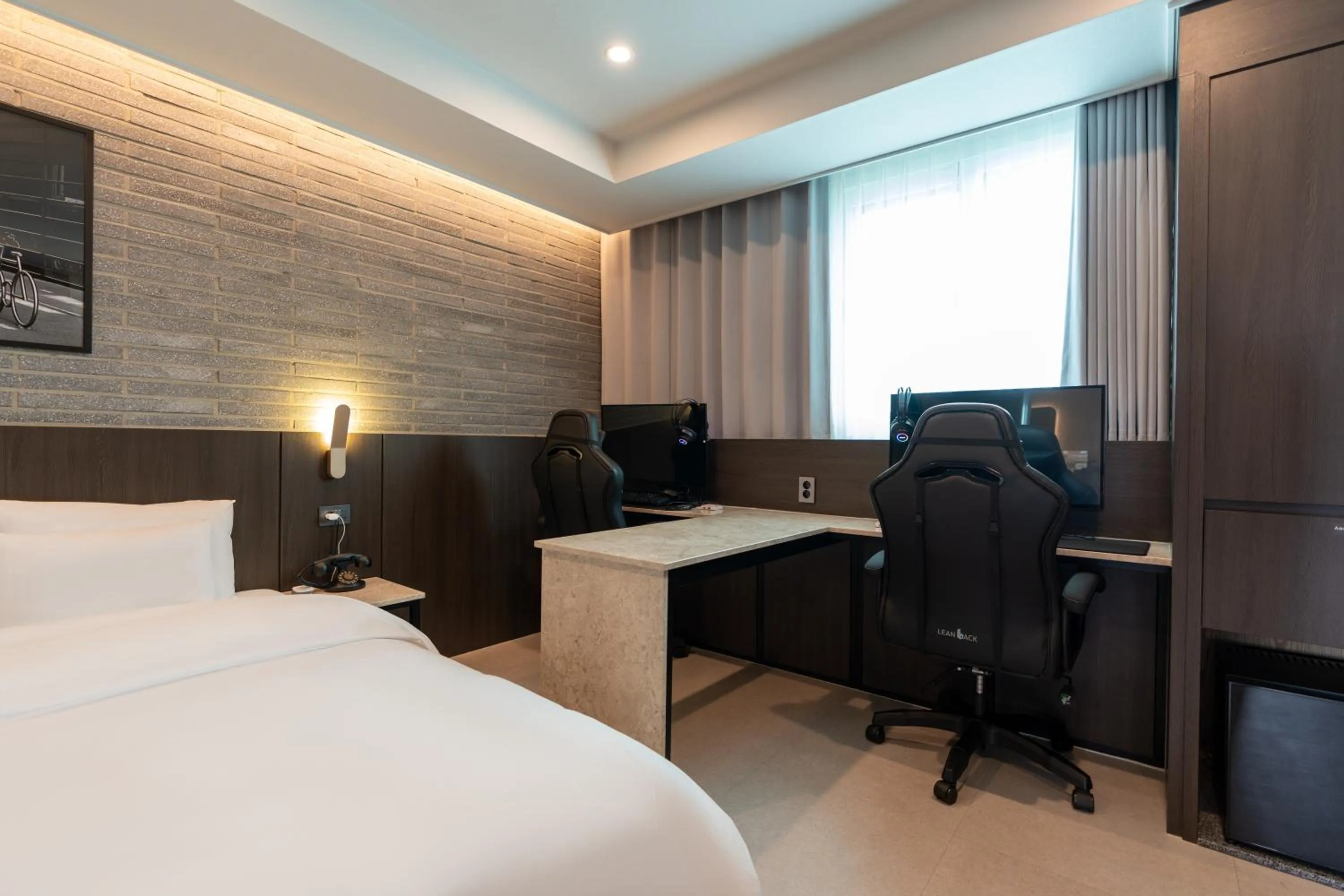 Bed in Jecheon Hound Hotel