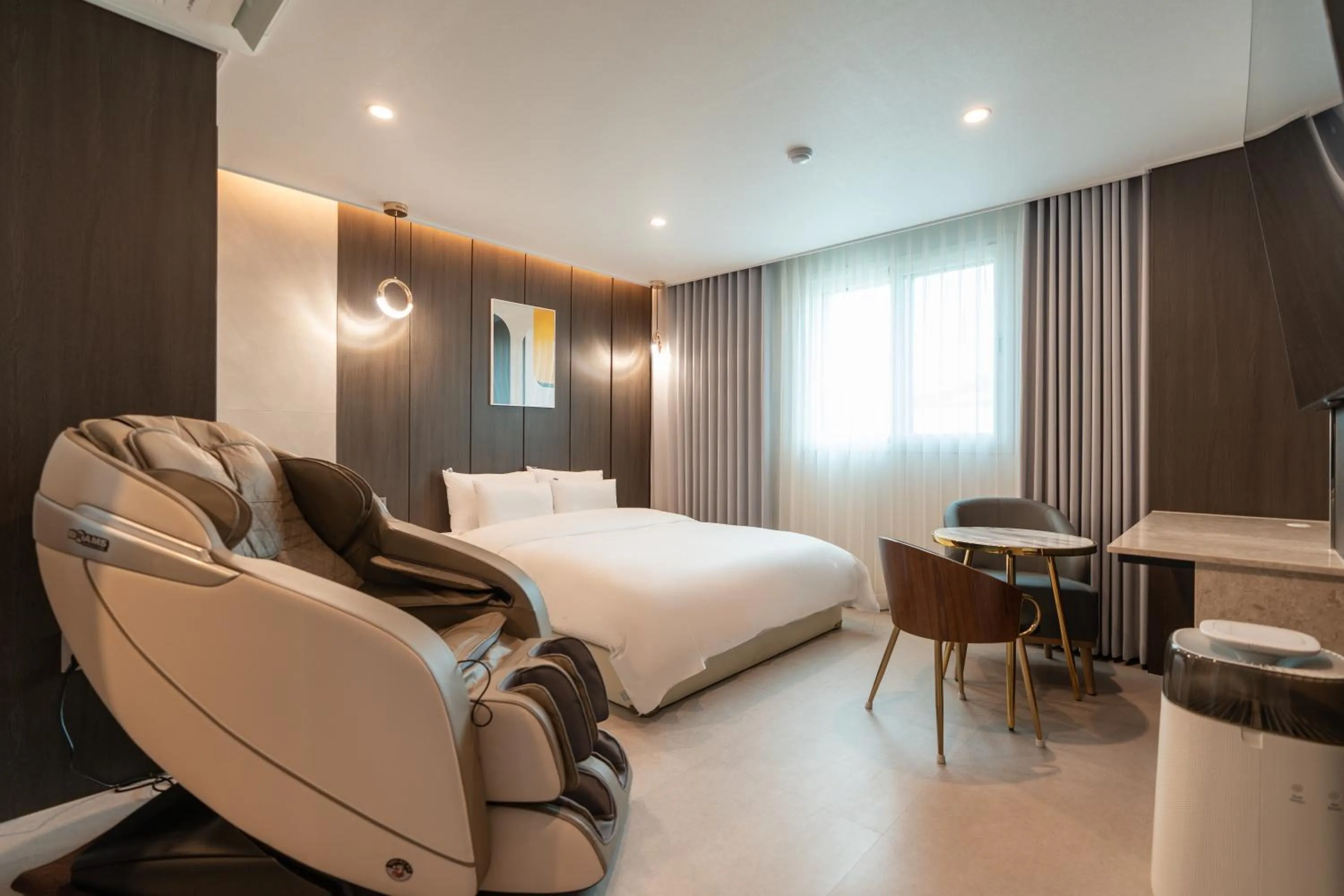 Bed in Jecheon Hound Hotel