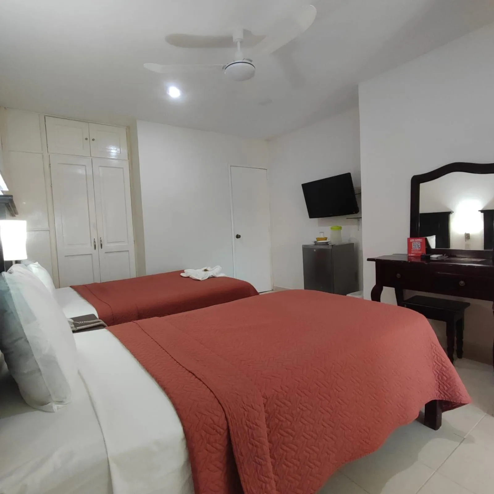 Bed in Hotel Malecón