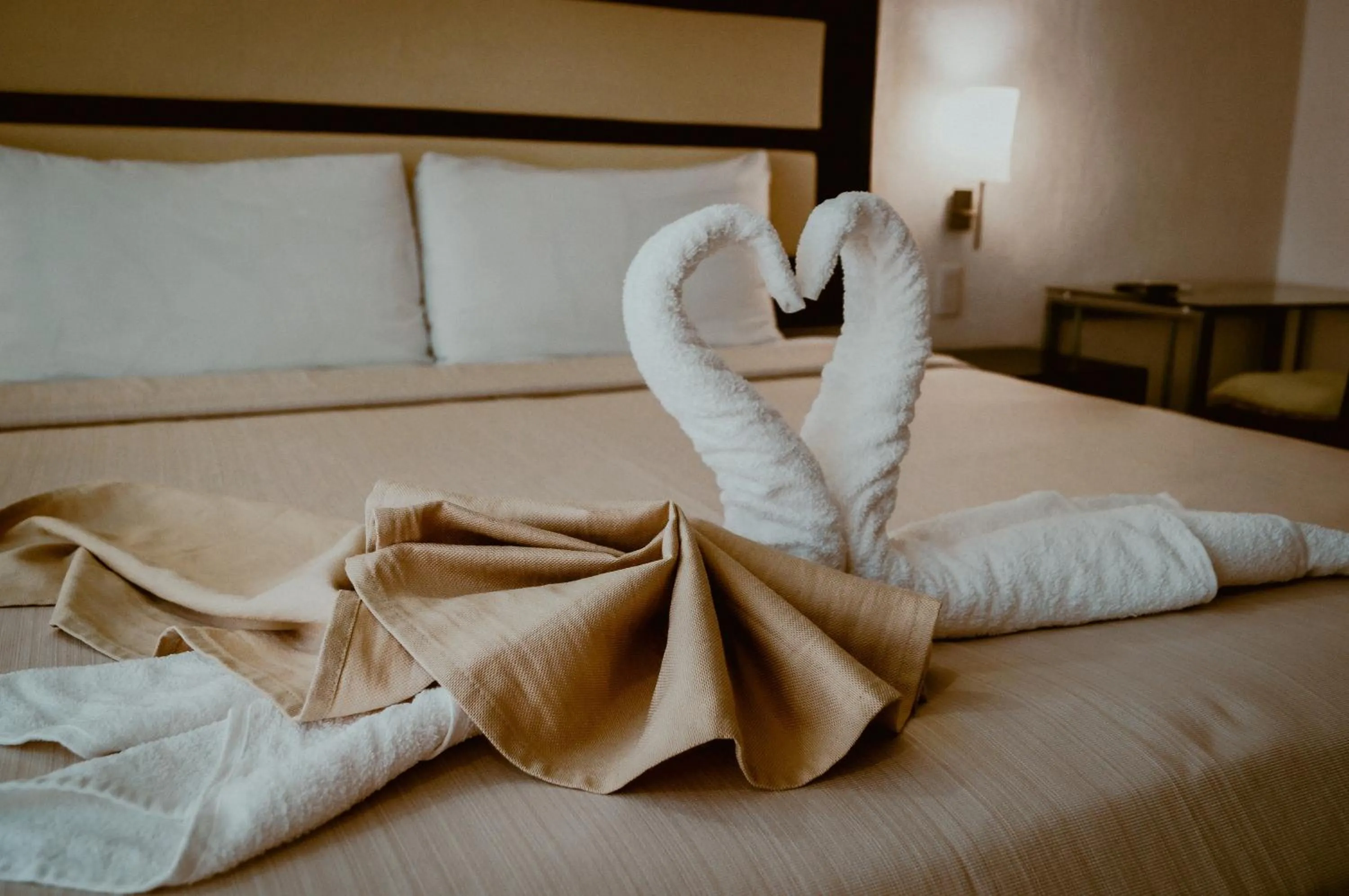 Bed in Hotel Malecón