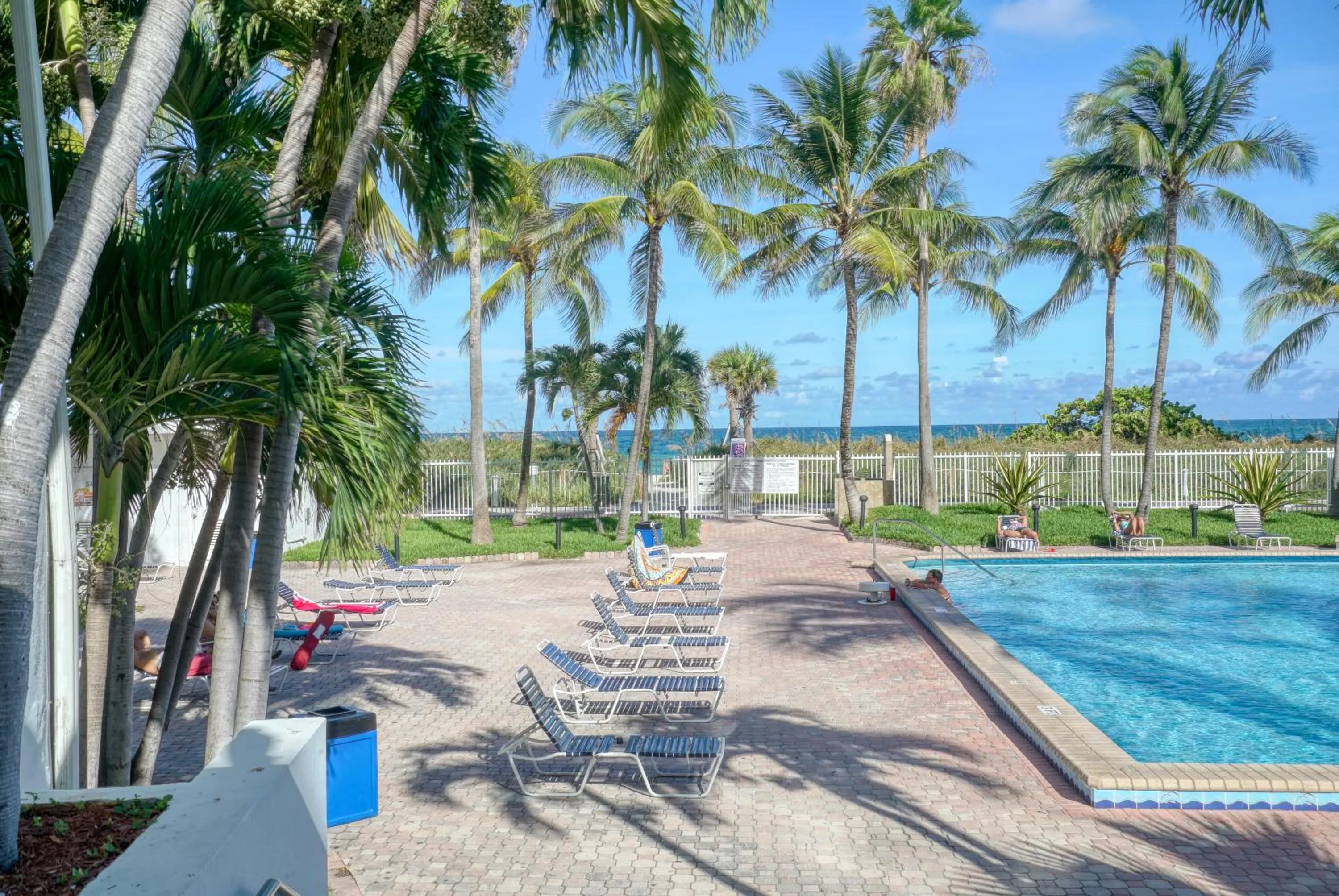 Swimming pool in Deluxe Studios and Apartments at the Casablanca