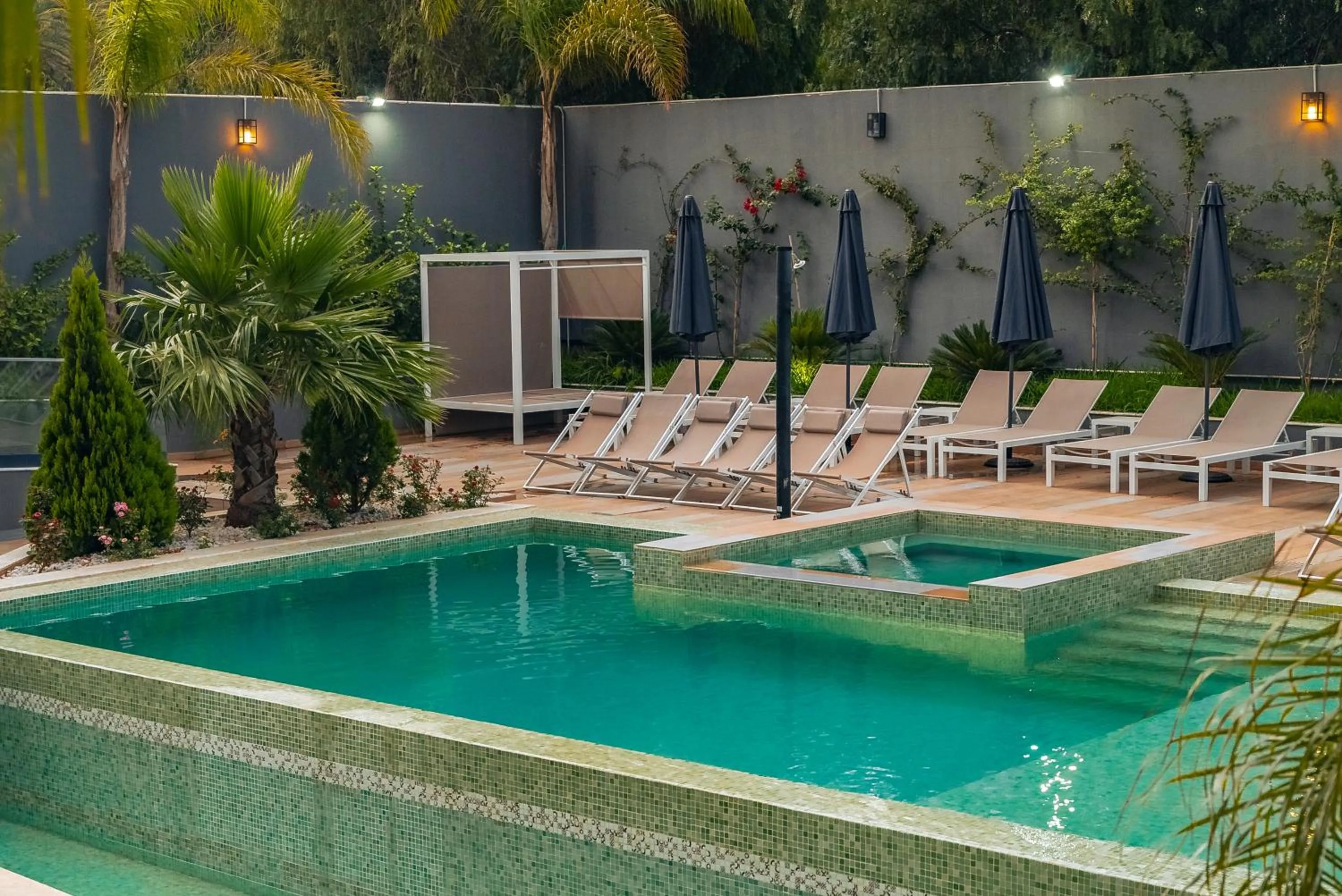 Pool view in AD HOTEL HYDRA
