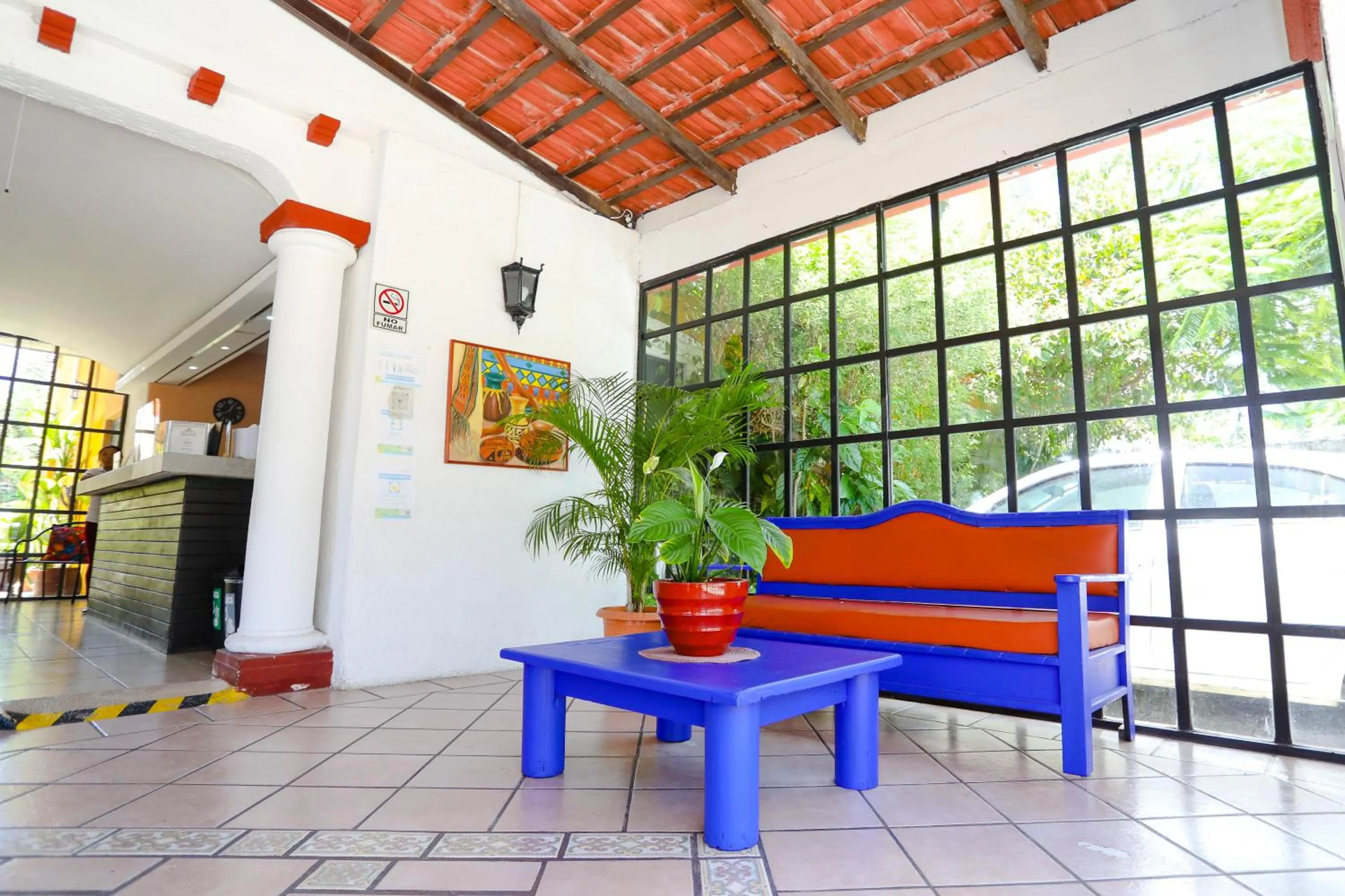 Lobby or reception in Hotel Hacienda Cancun