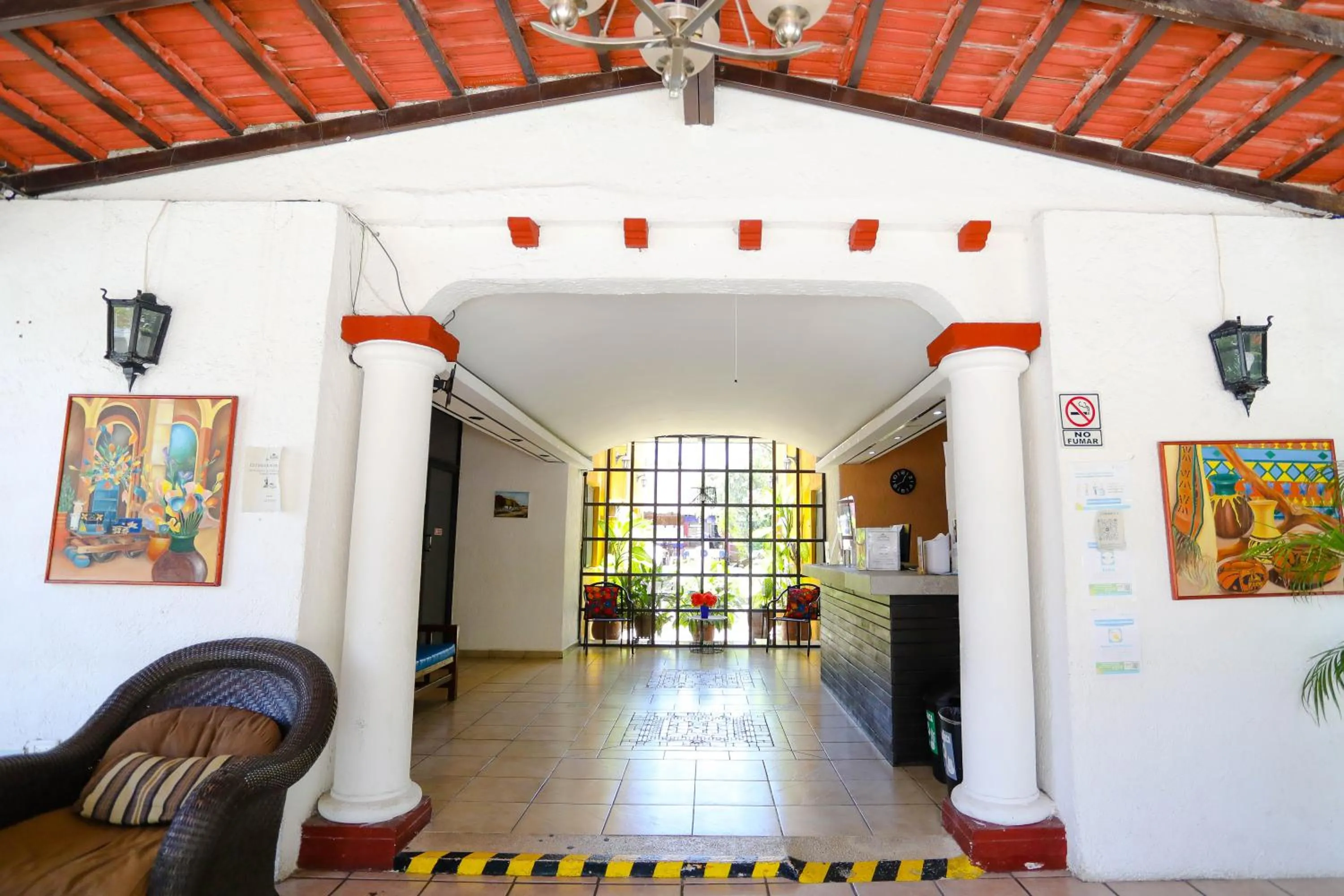 Lobby or reception in Hotel Hacienda Cancun