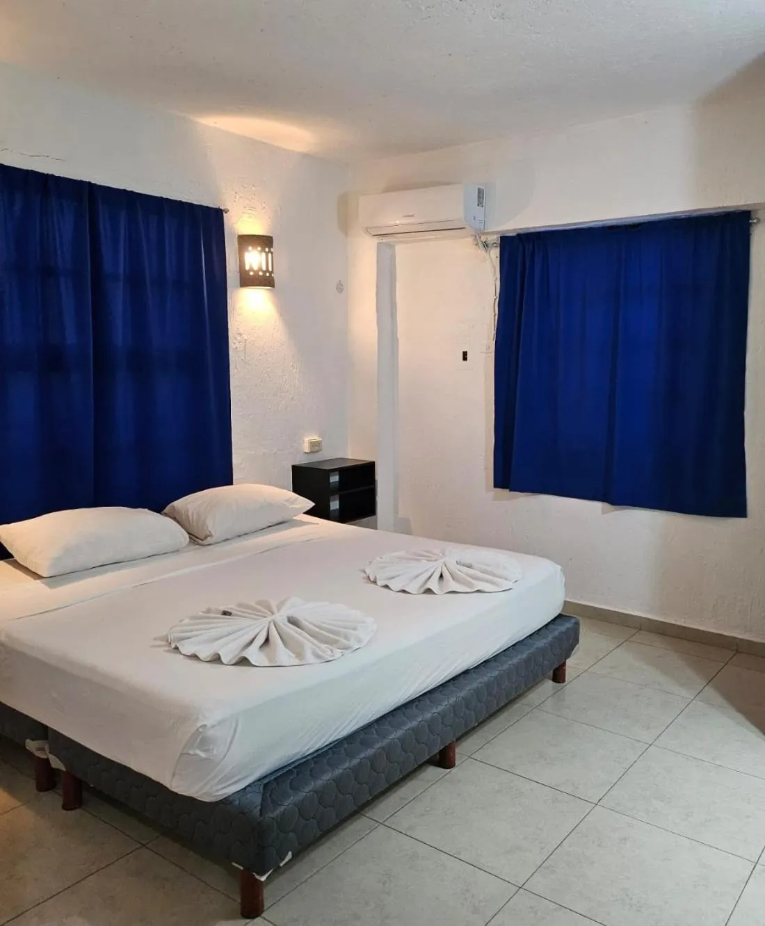 Bed in Hotel Hacienda Cancun