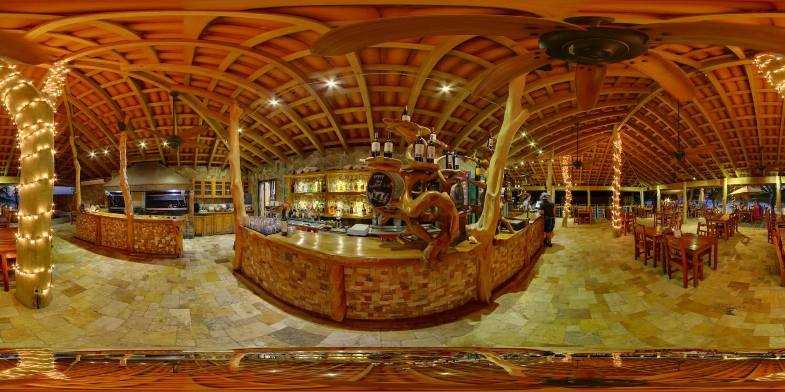 Breakfast in Hotel Posada Seremein ,West Bay ,Roatan