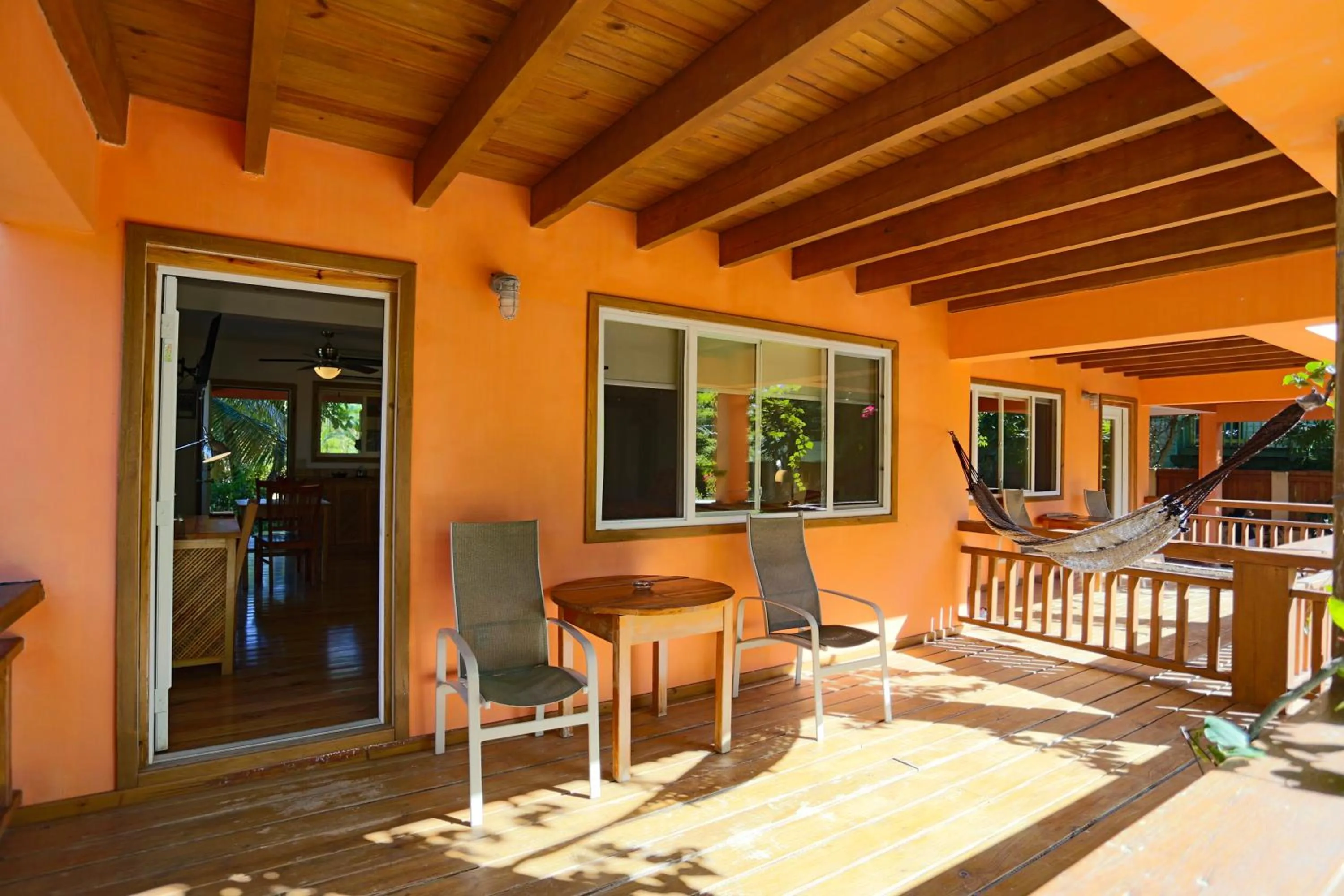 Balcony/Terrace in Hotel Posada Seremein ,West Bay ,Roatan