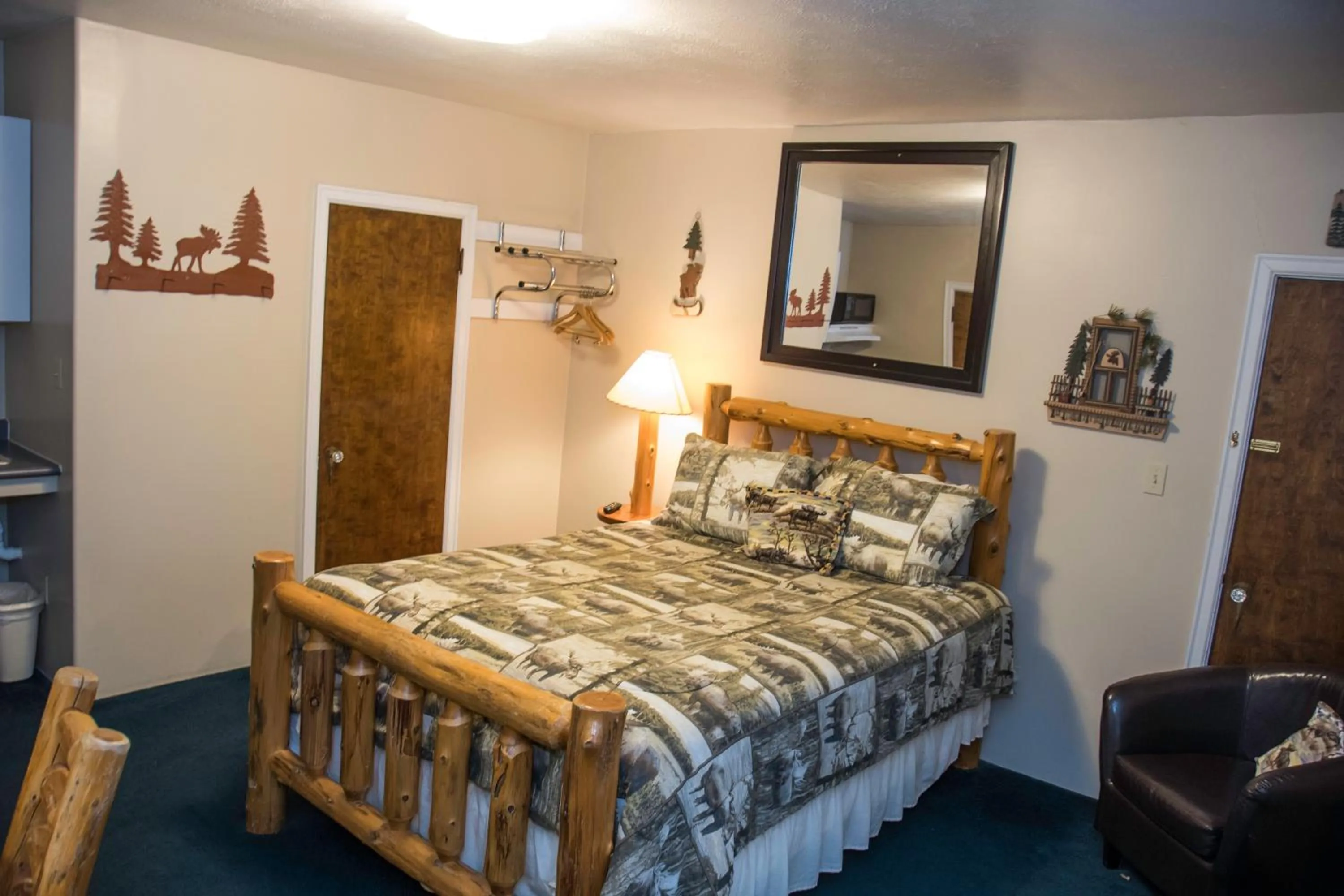 Bed in Park Motel