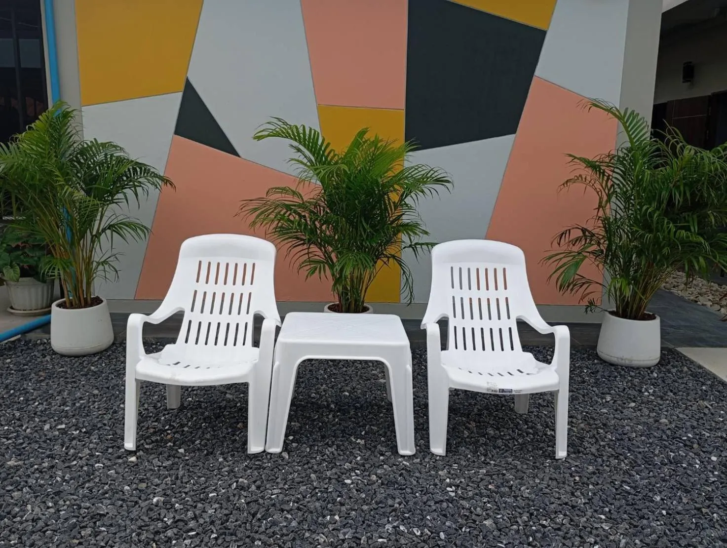 Seating area in SK Hometel Samui Airport