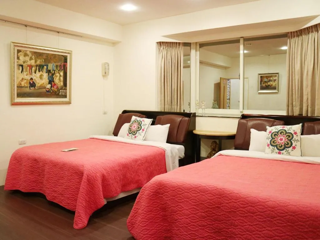 Bed in Taichung Xinshe Garden Life Homestay B&B