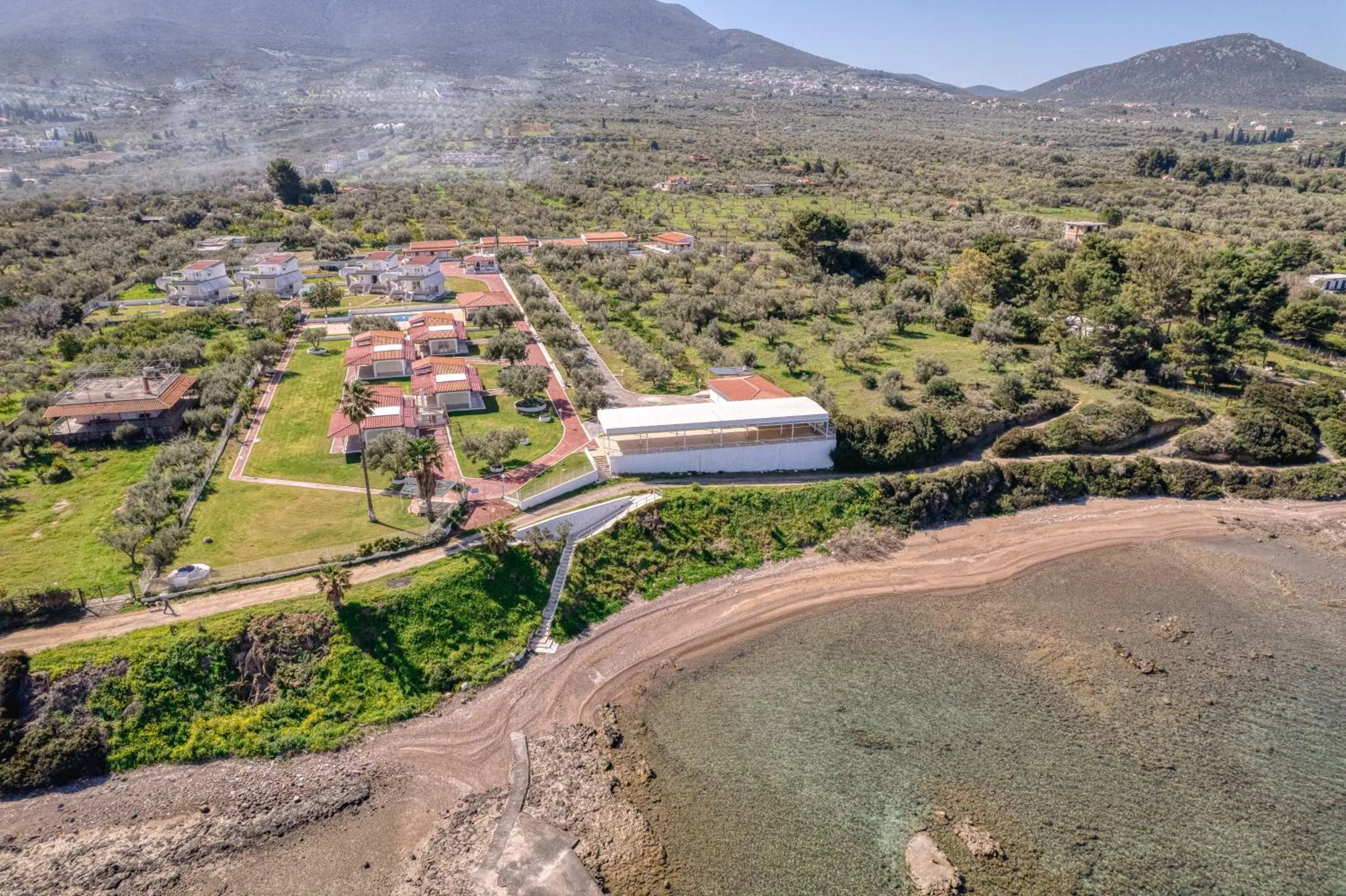 Bird's eye view in Blue Marine Village