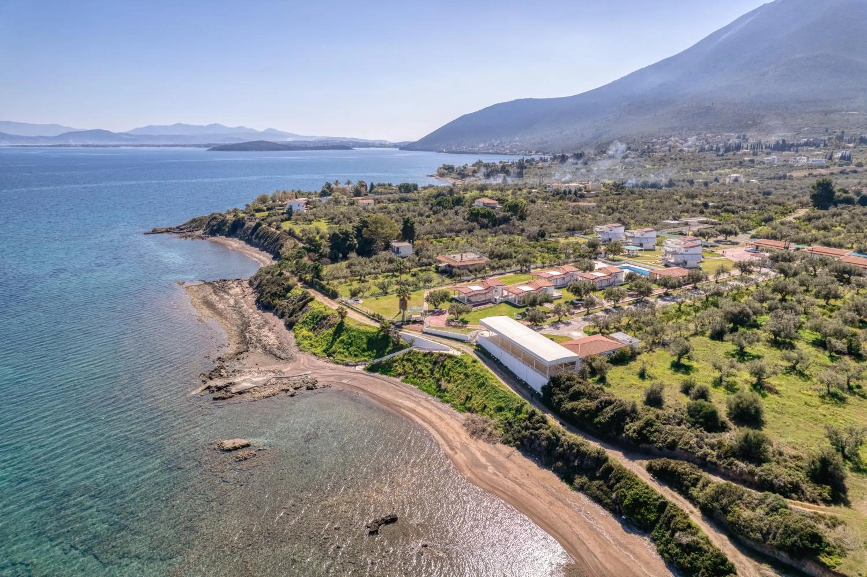Bird's eye view in Blue Marine Village