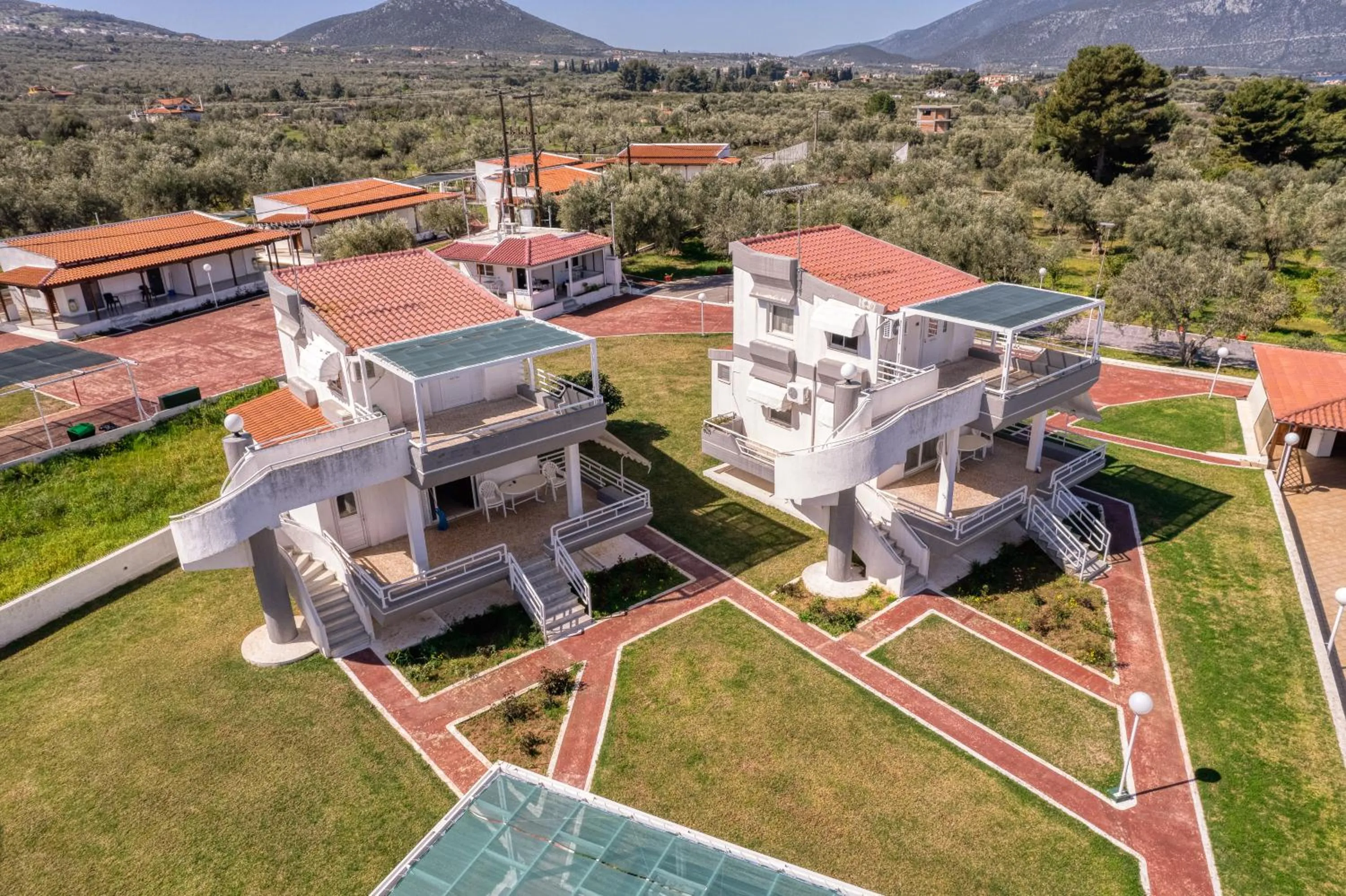 Bird's eye view in Blue Marine Village