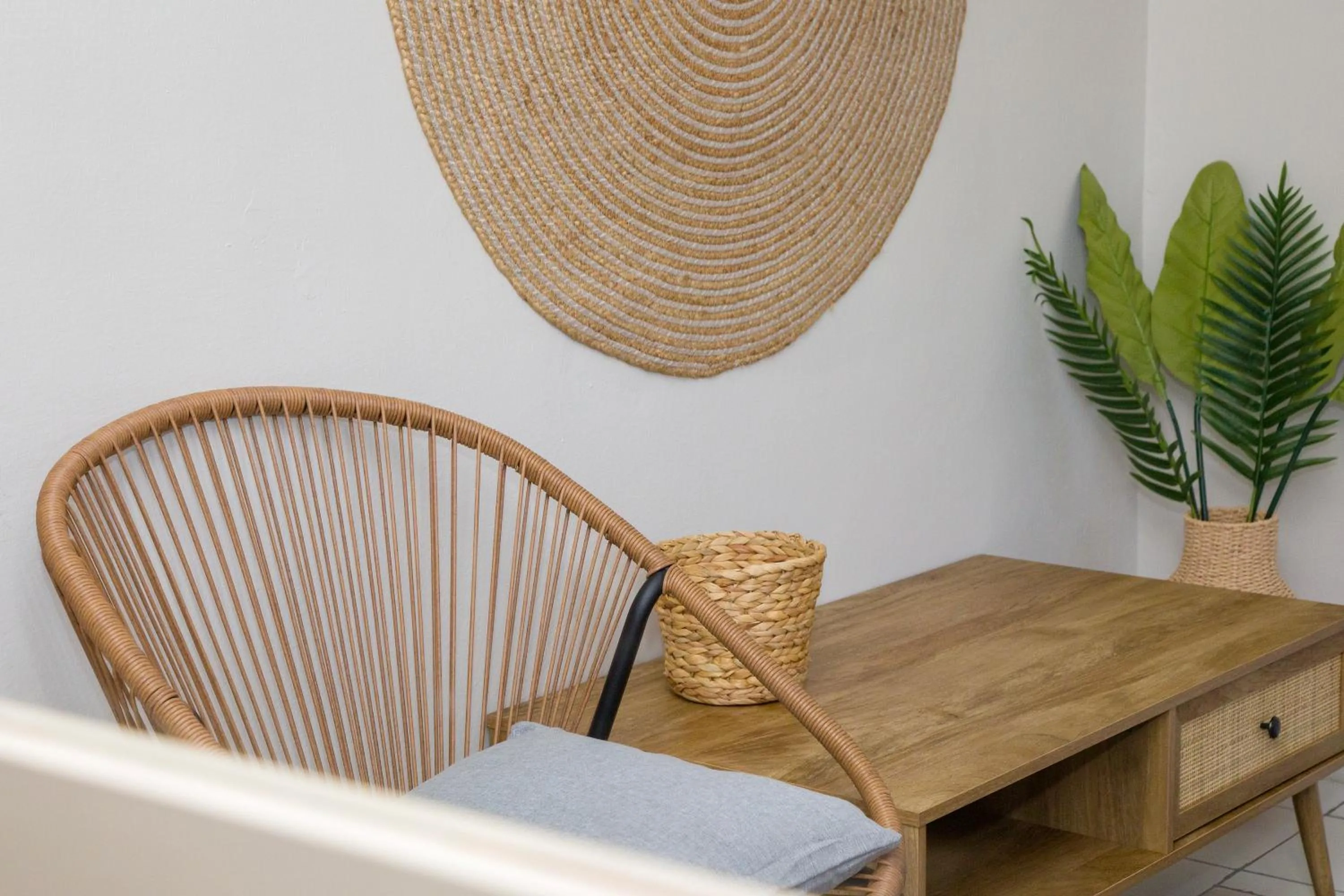 Seating area in Blue Marine Village