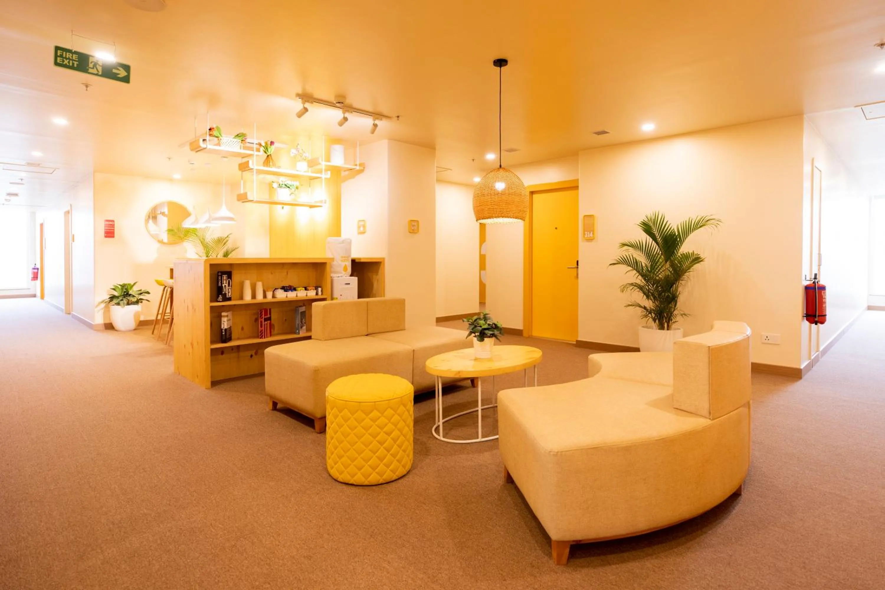 Seating area in Bloom Hub l ORR Marathahalli