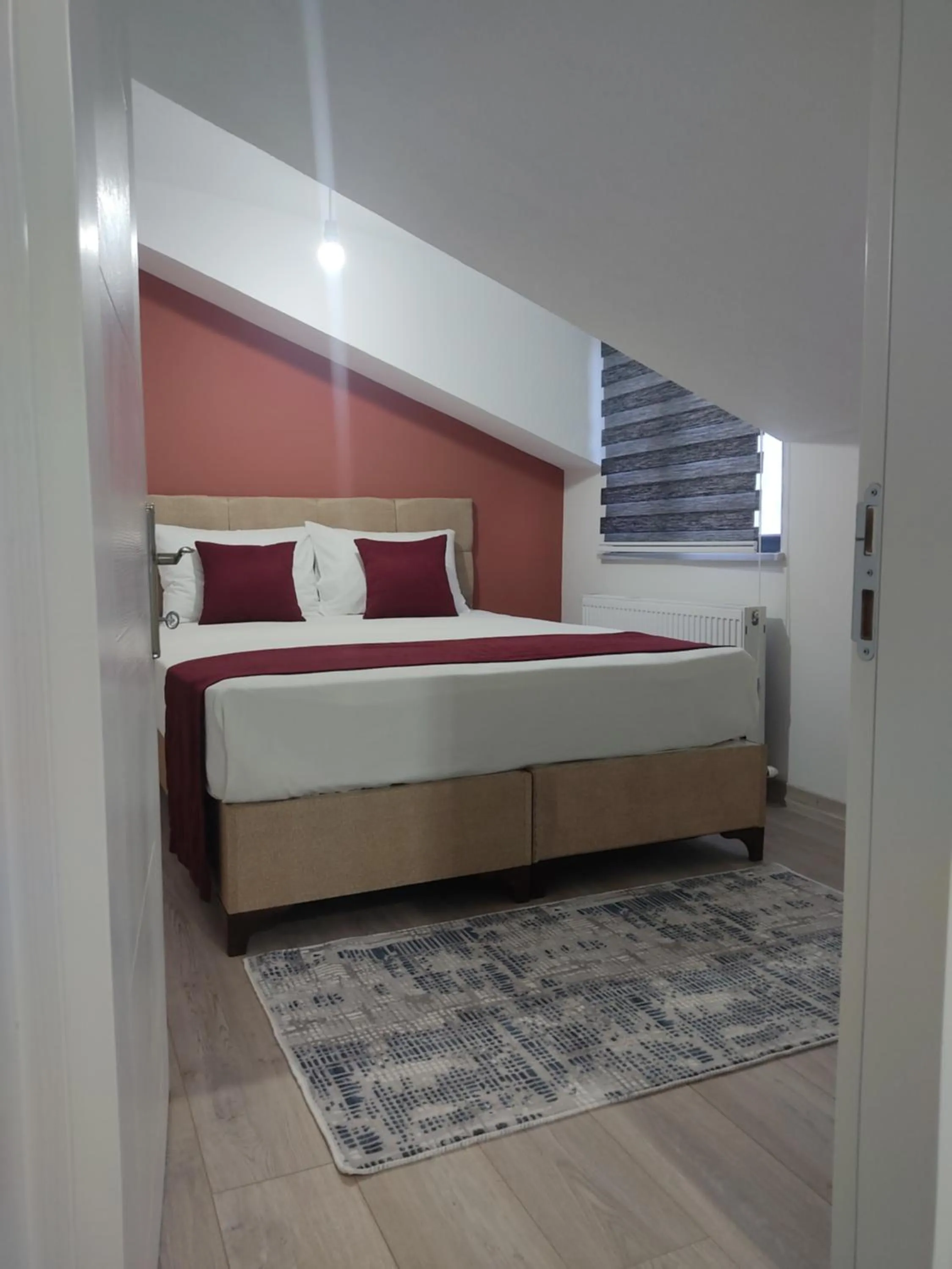 Bed in istanbul airport family suites hotel