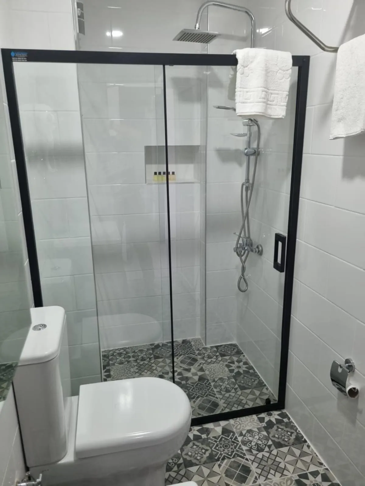 Shower in istanbul airport family suites hotel