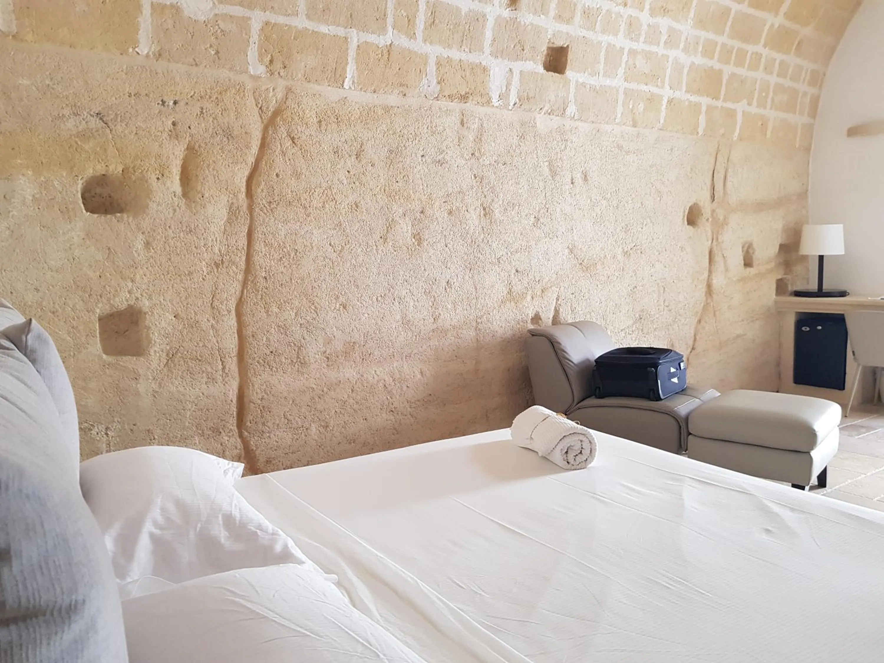 Photo of the whole room, Bed in Residence Masseria Santa Lucia