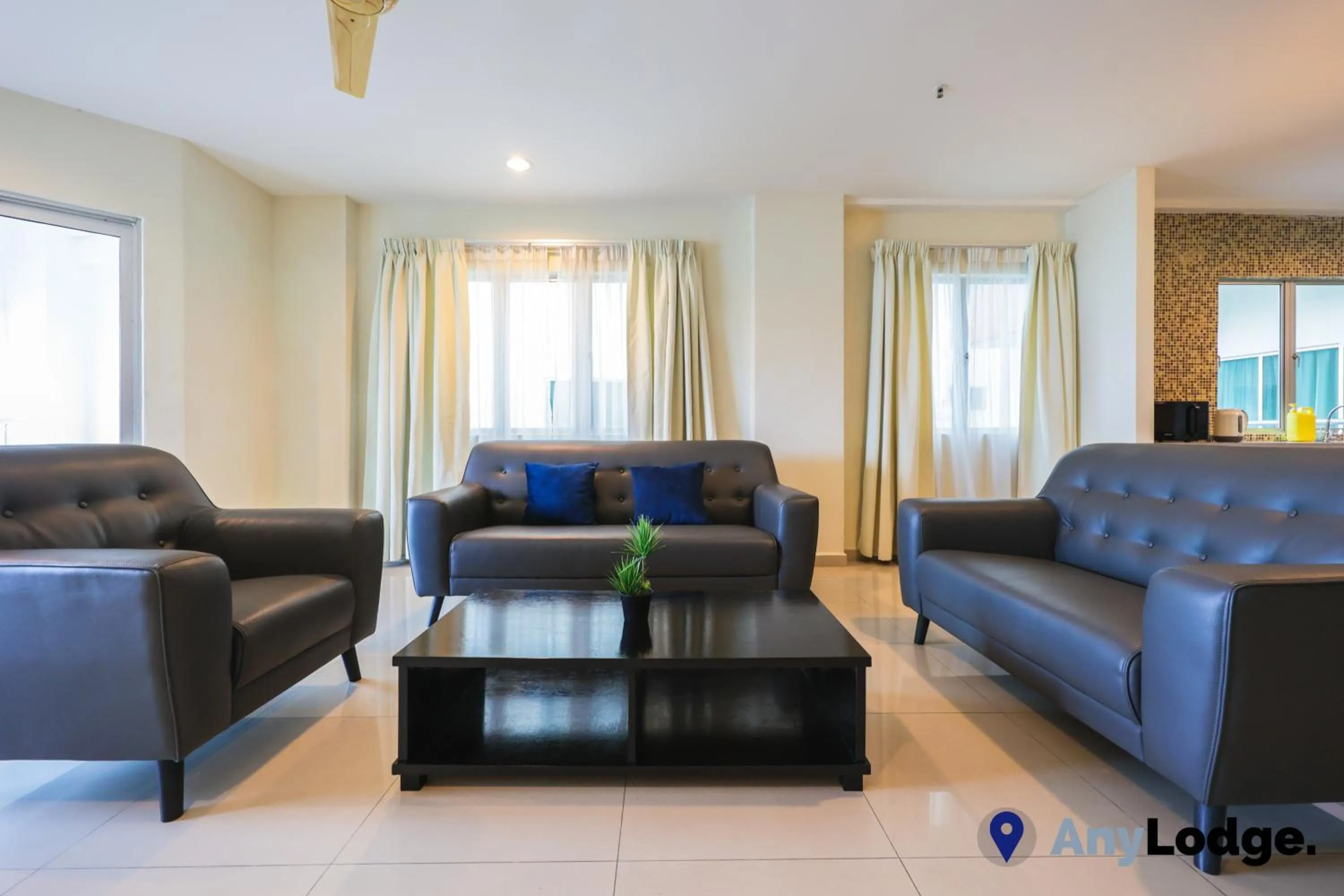 Seating area in AnyLodge Waterfront Marina Island Pangkor