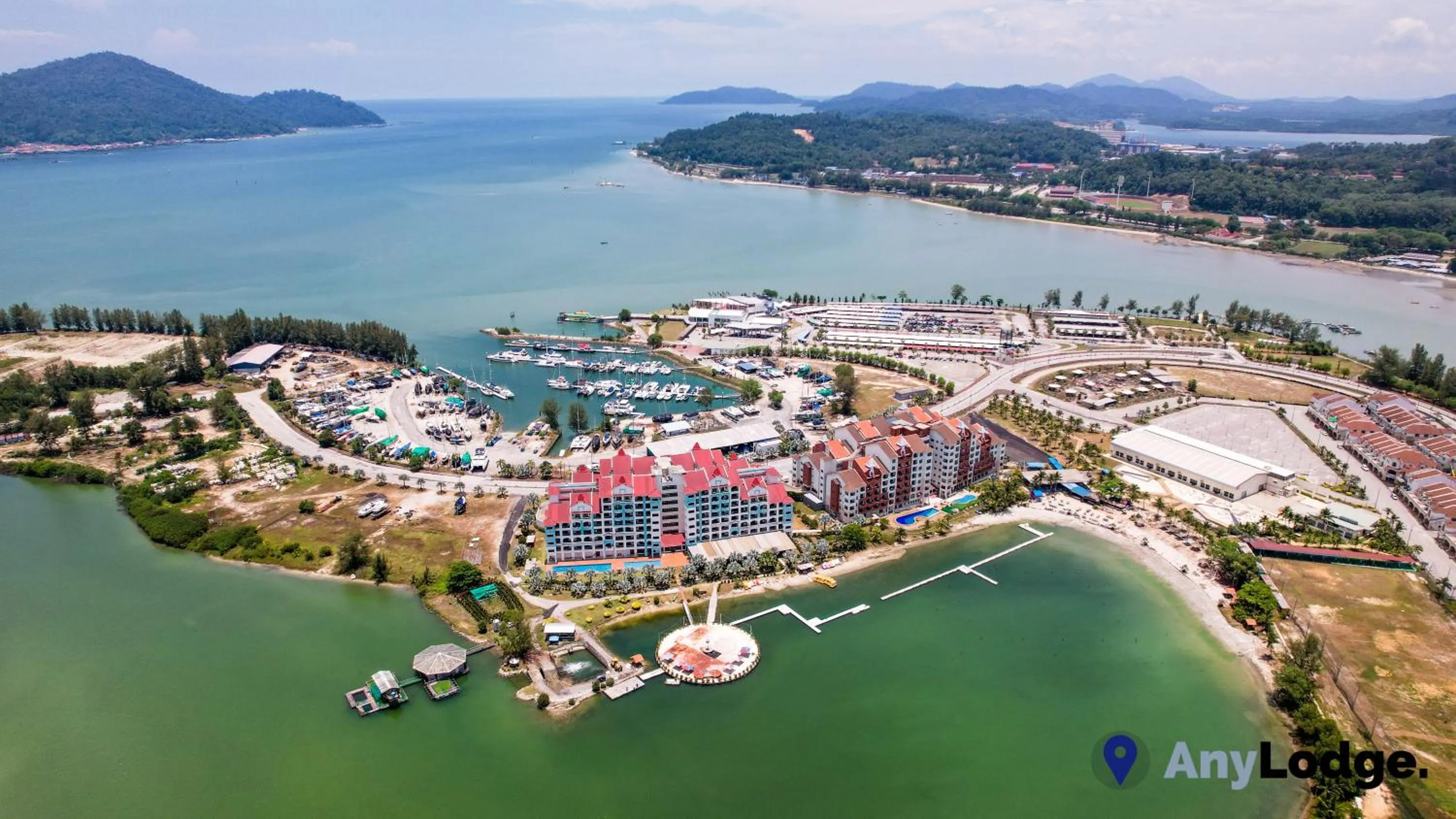 View (from property/room) in AnyLodge Waterfront Marina Island Pangkor
