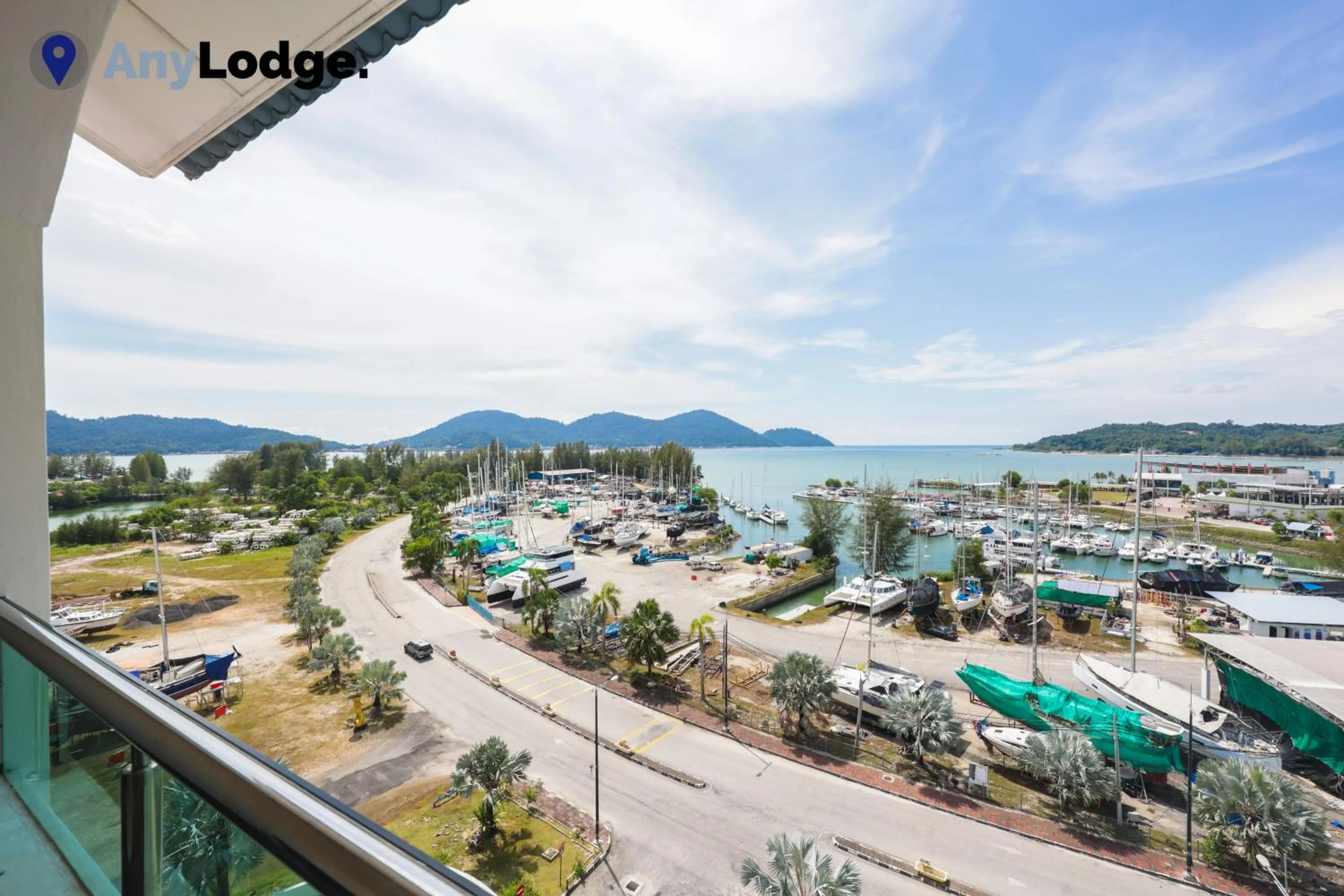View (from property/room) in AnyLodge Waterfront Marina Island Pangkor