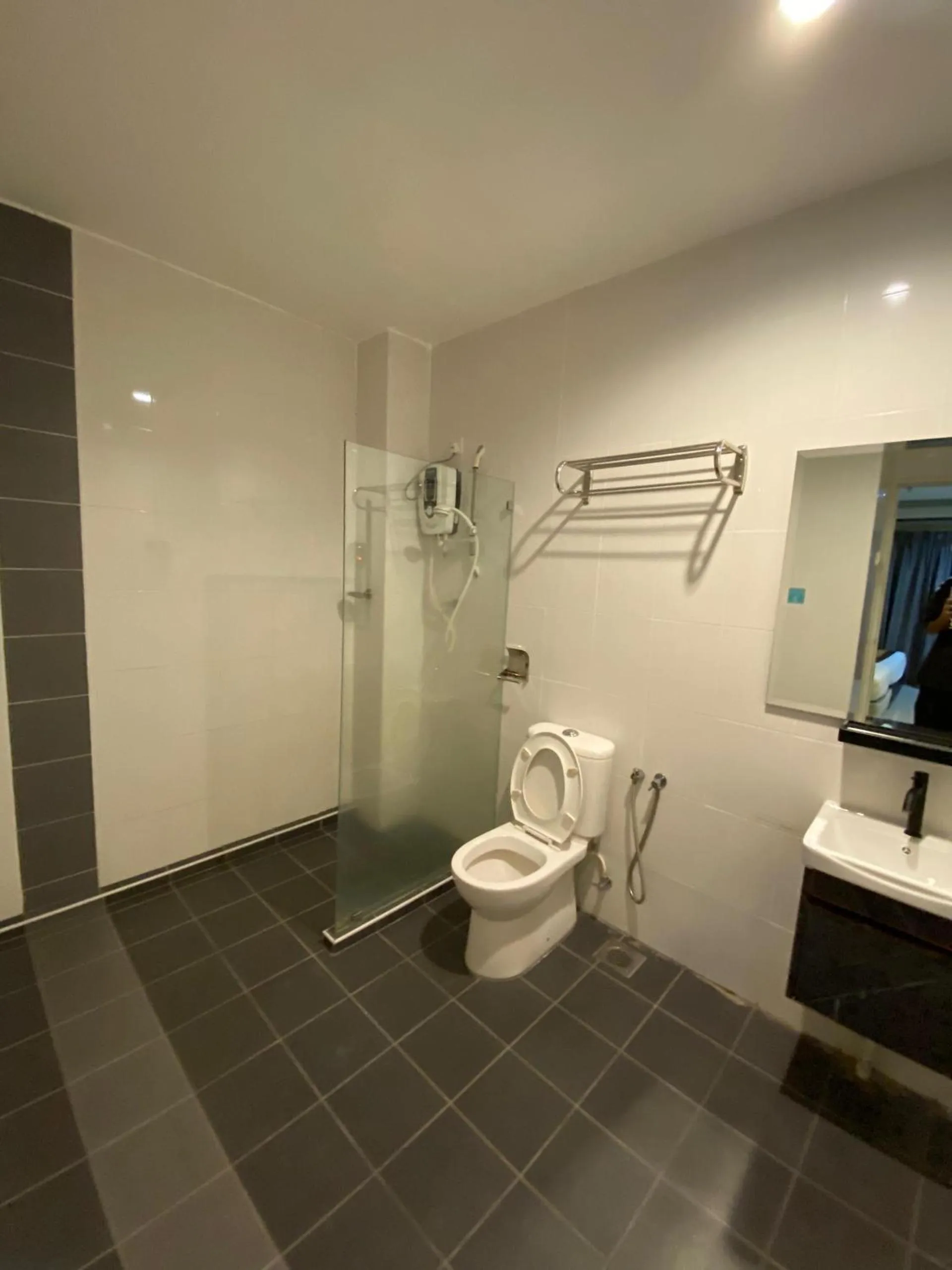 Toilet in AnyLodge Waterfront Marina Island Pangkor