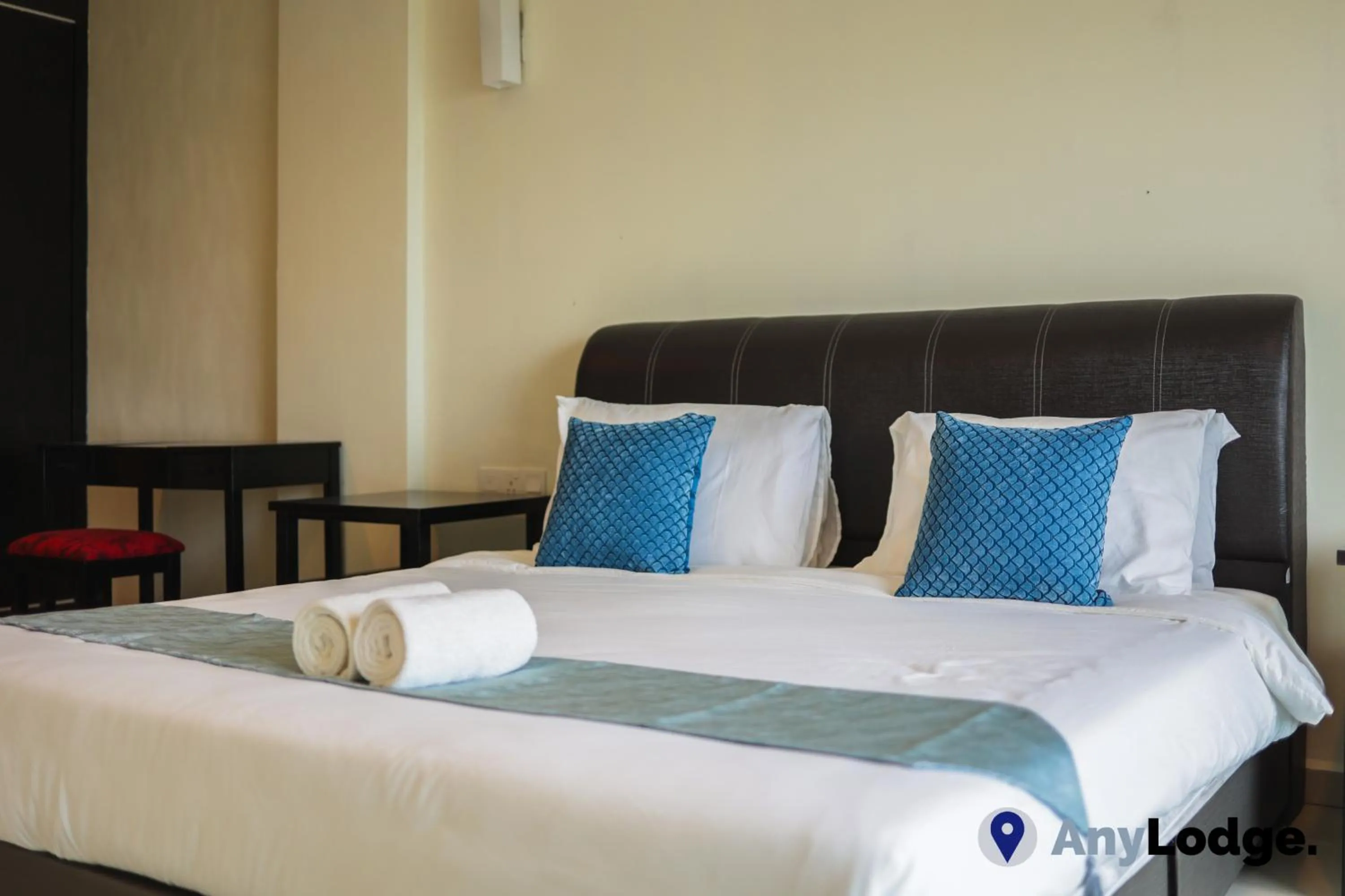 towels, Bed in AnyLodge Waterfront Marina Island Pangkor