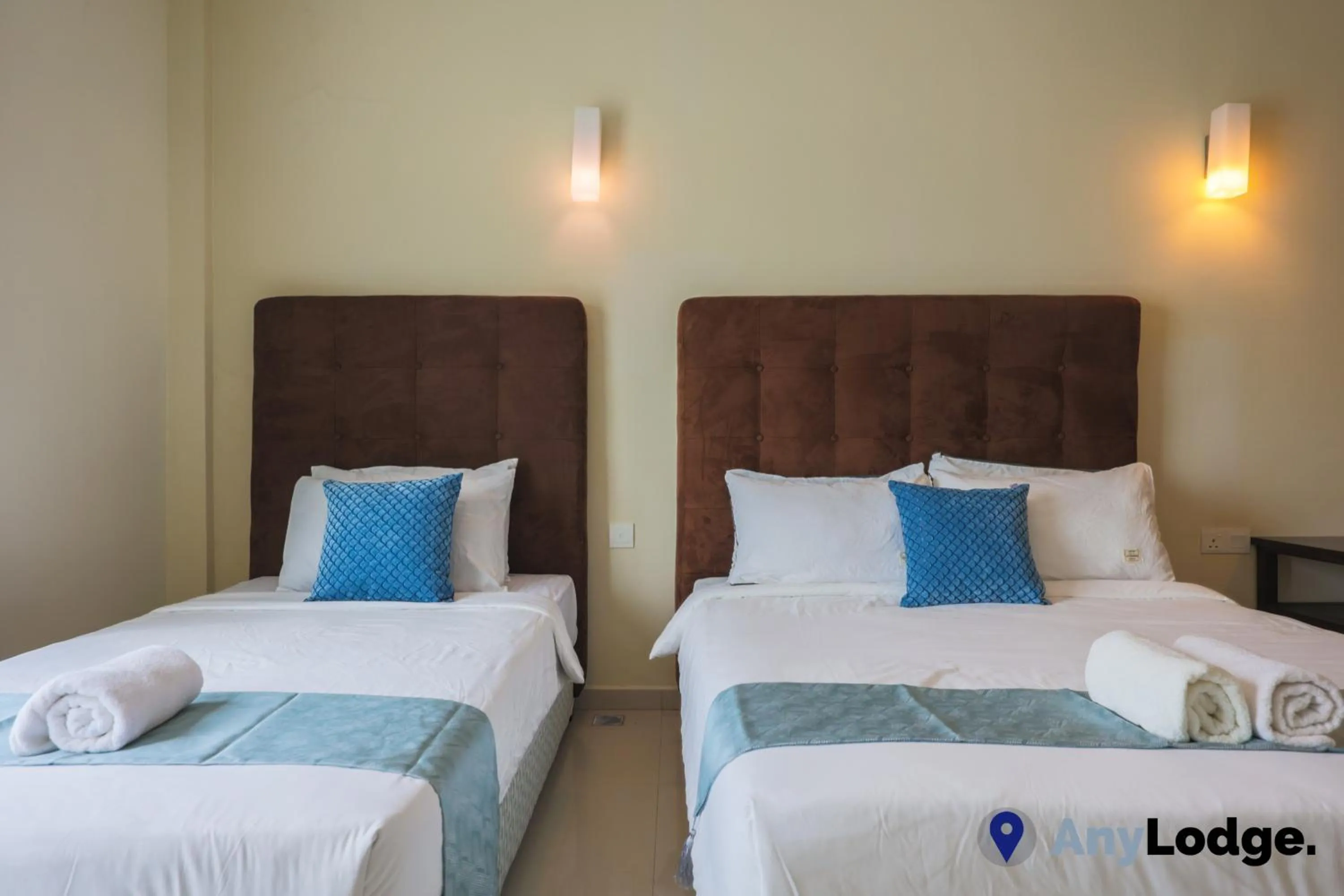 Bed in AnyLodge Waterfront Marina Island Pangkor